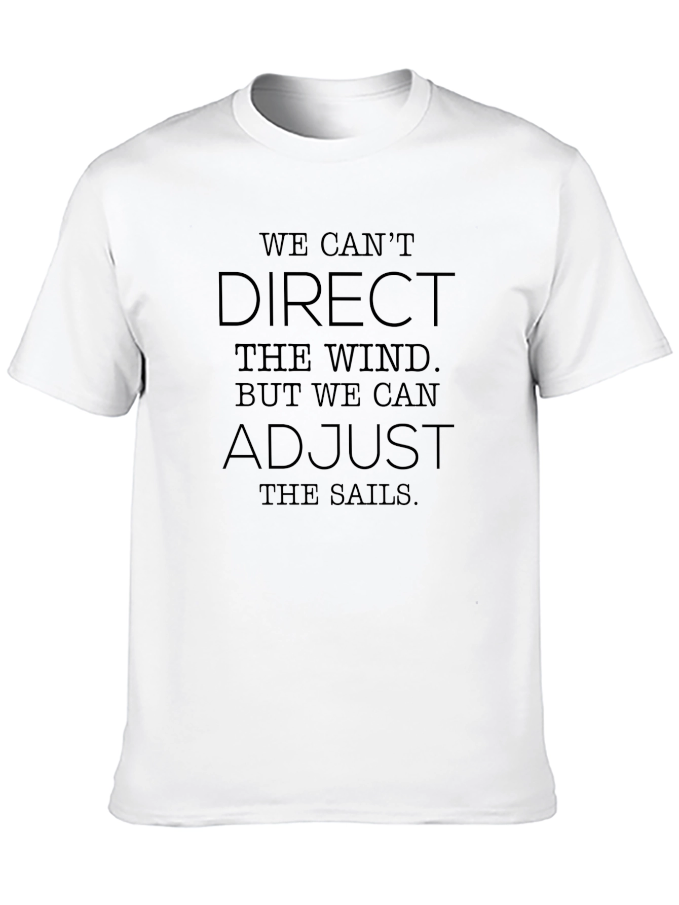 Inspirational Graphic Tee - Adjust the Sails