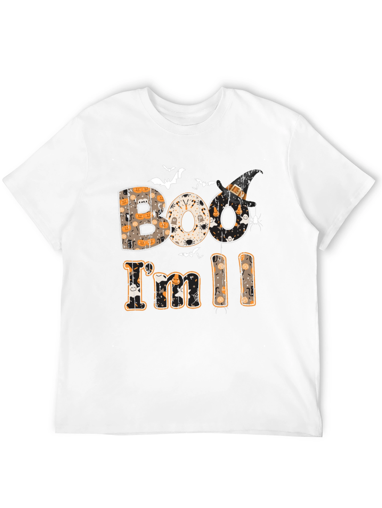 Boo Im 11 Halloween Black T-Shirt