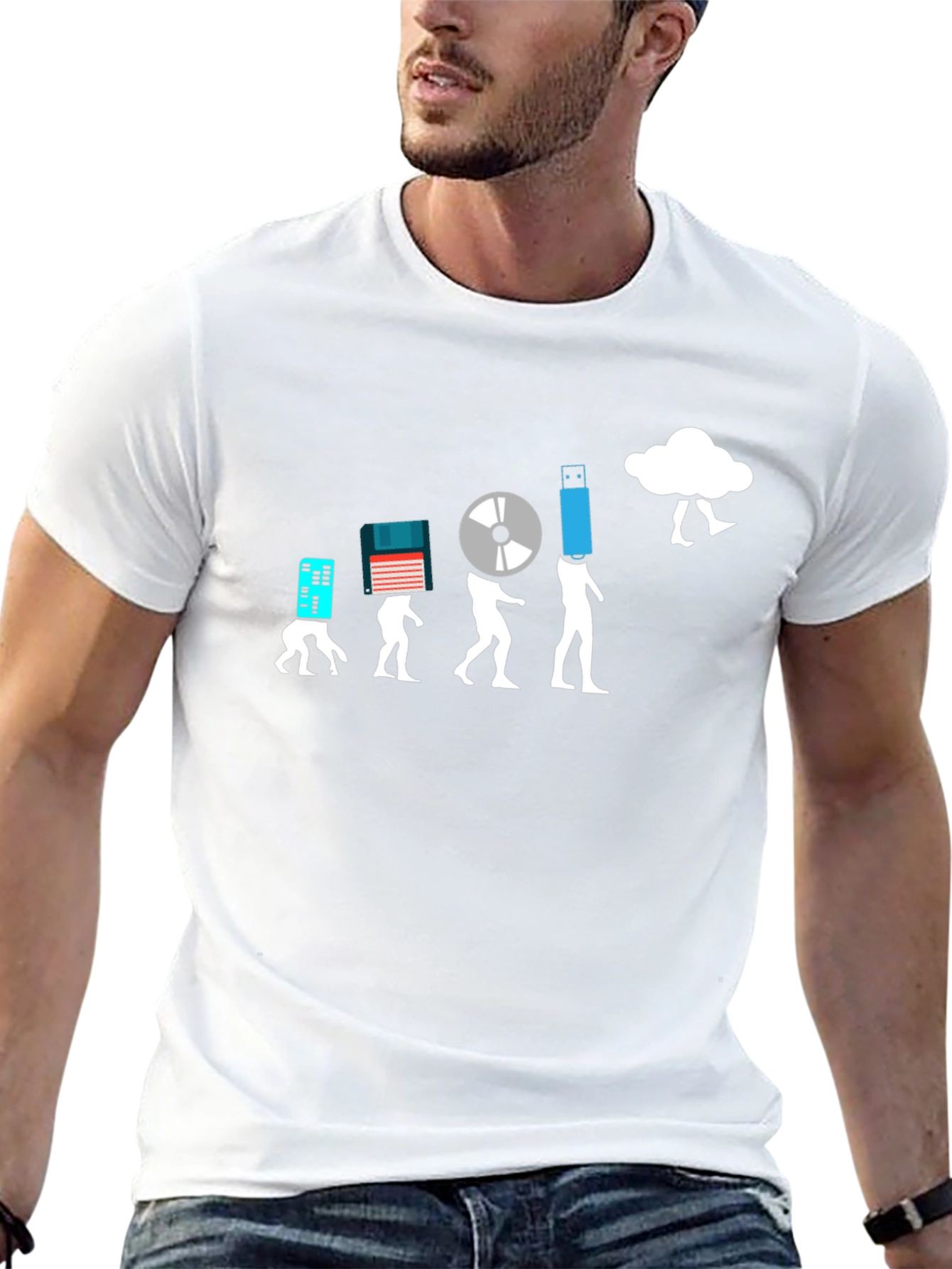Data Evolution T-Shirt - Geeky Tech Tee