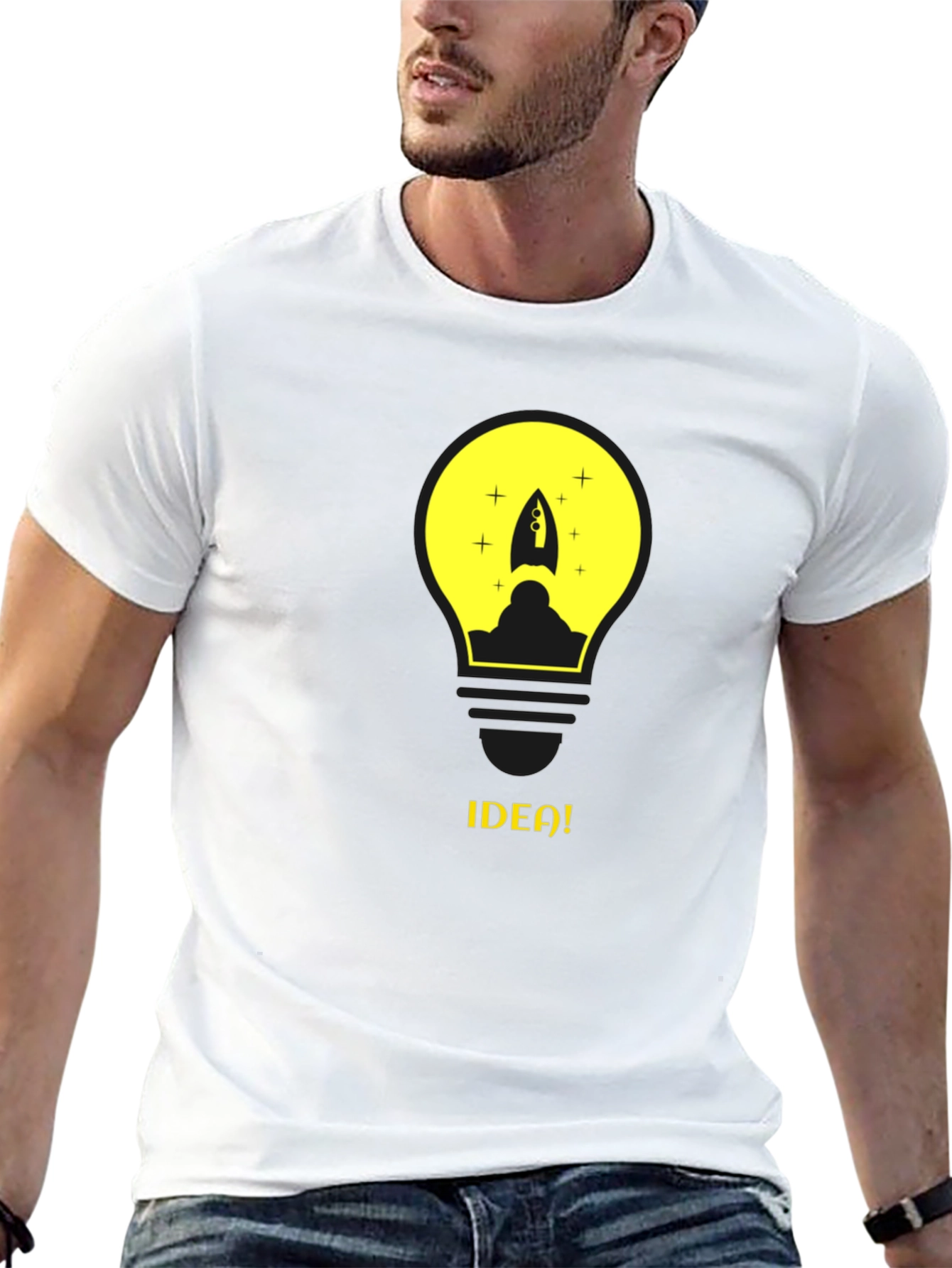 Idea Bulb T-Shirt - Creative Innovation Graphic Tee