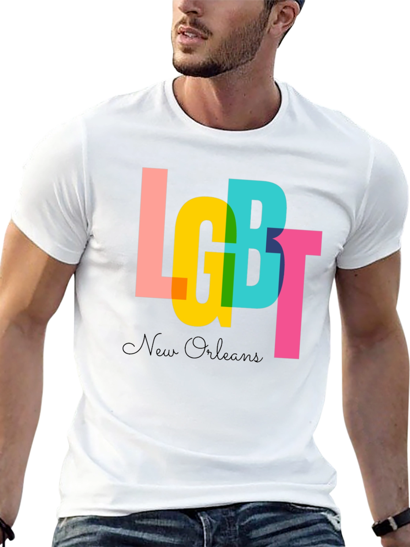 LGBT New Orleans Graphic Tee