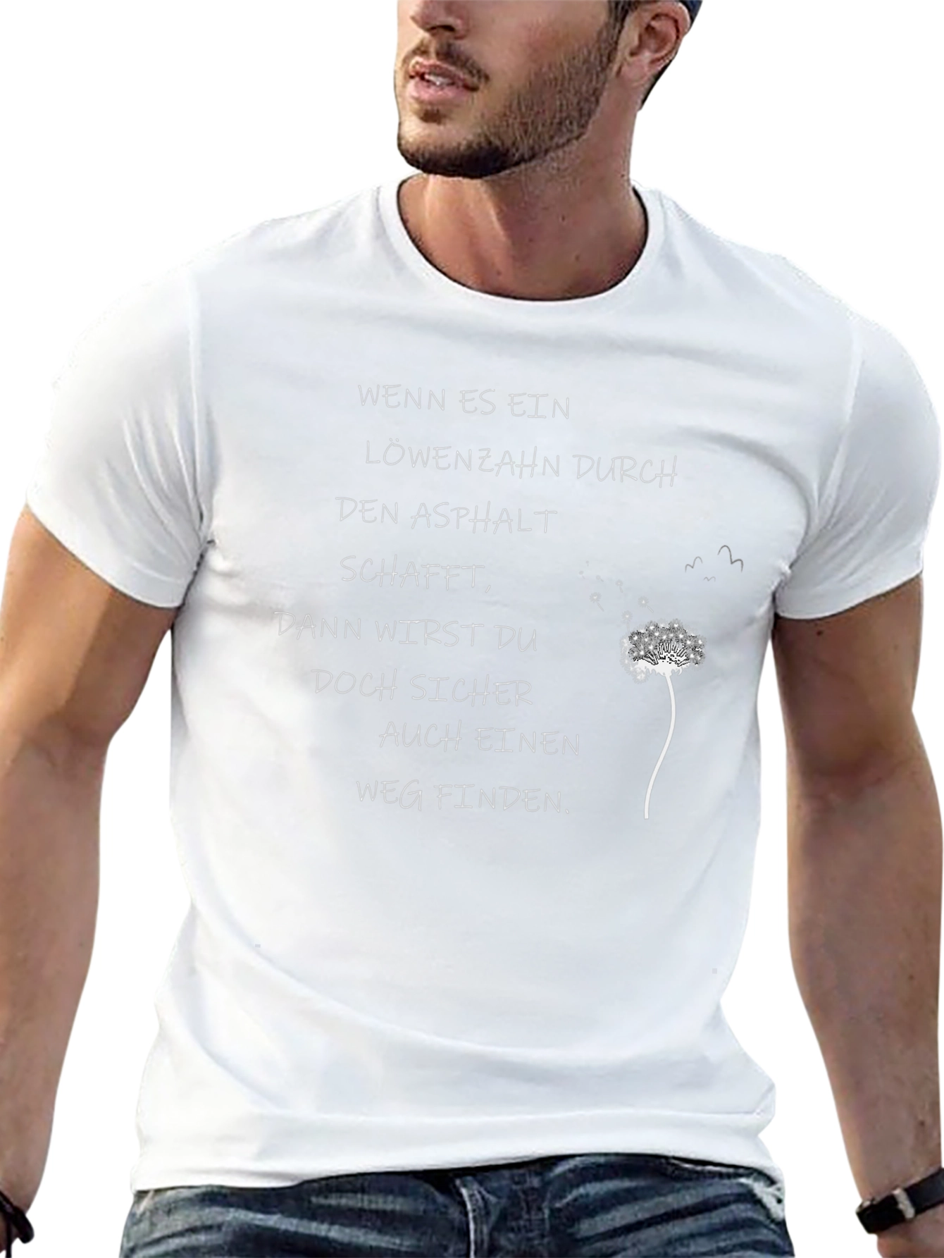 Motivational Dandelion Print Tee