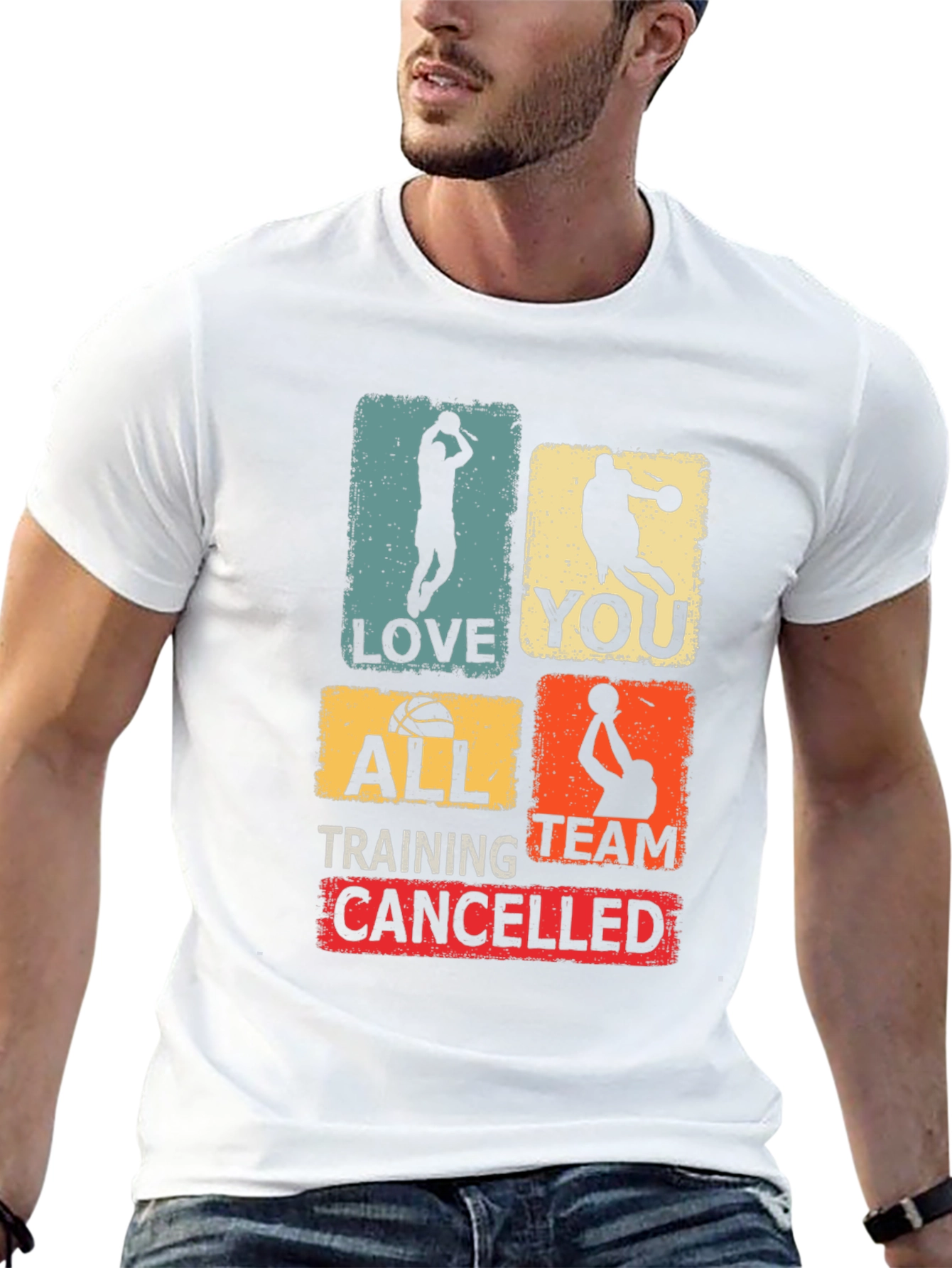 Basketball Love You All Training Team Cancelled T-Shirt