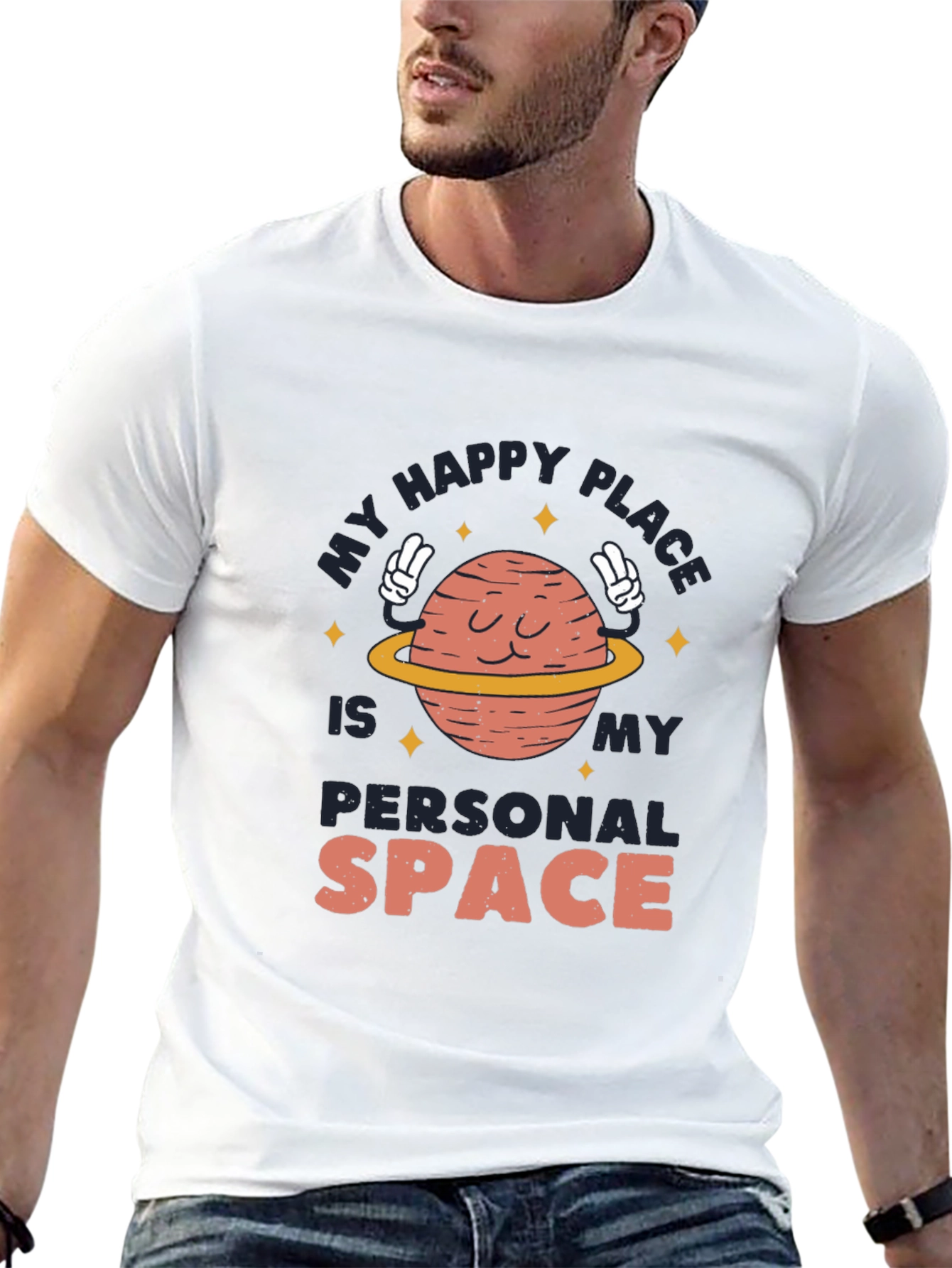 My Happy Place Personal Space Graphic Tee