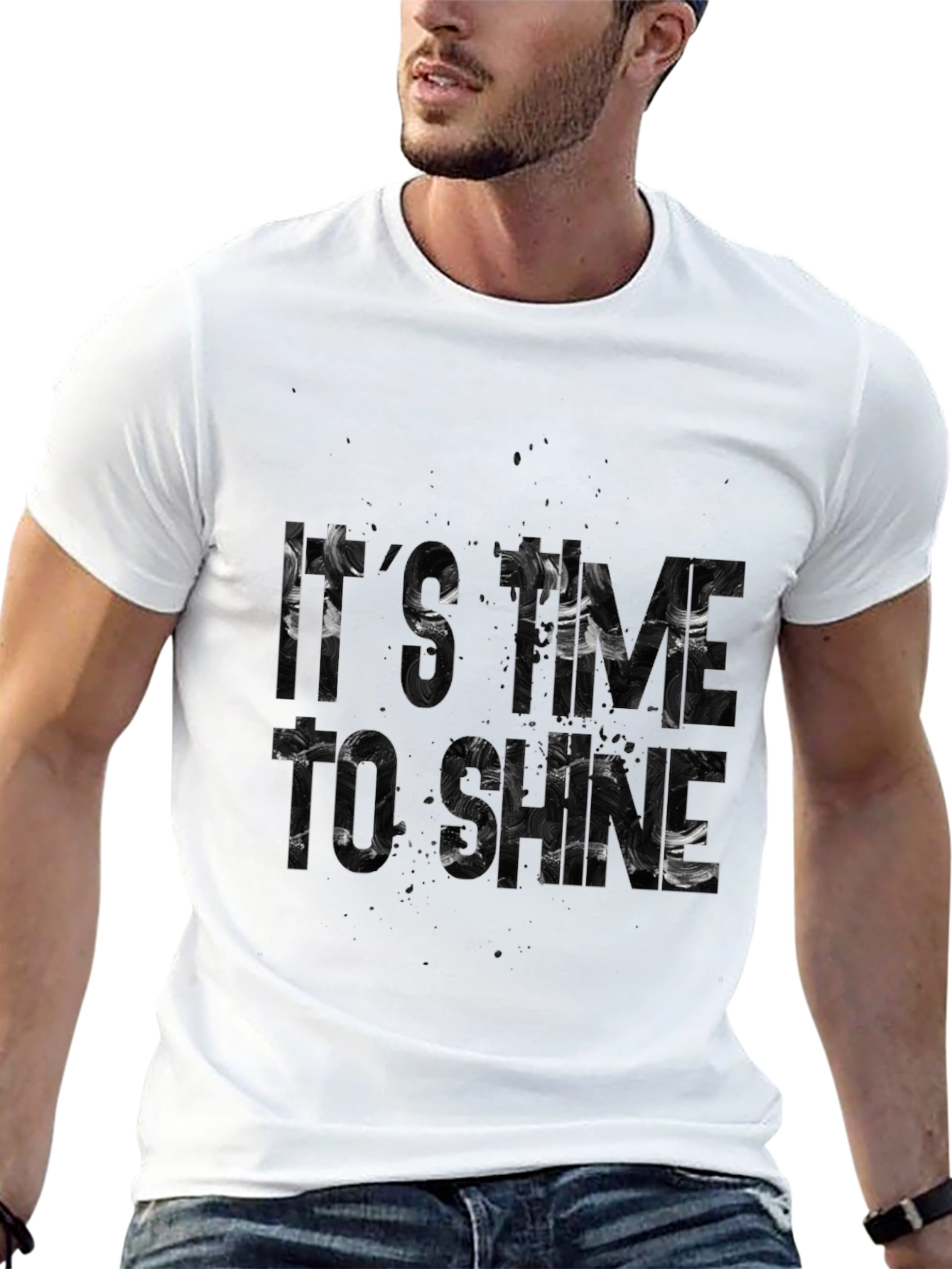 Its My Time to Shine Black Graphic Tee