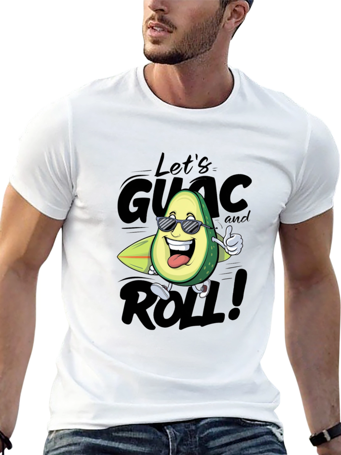 Guac and Roll Avocado T-Shirt