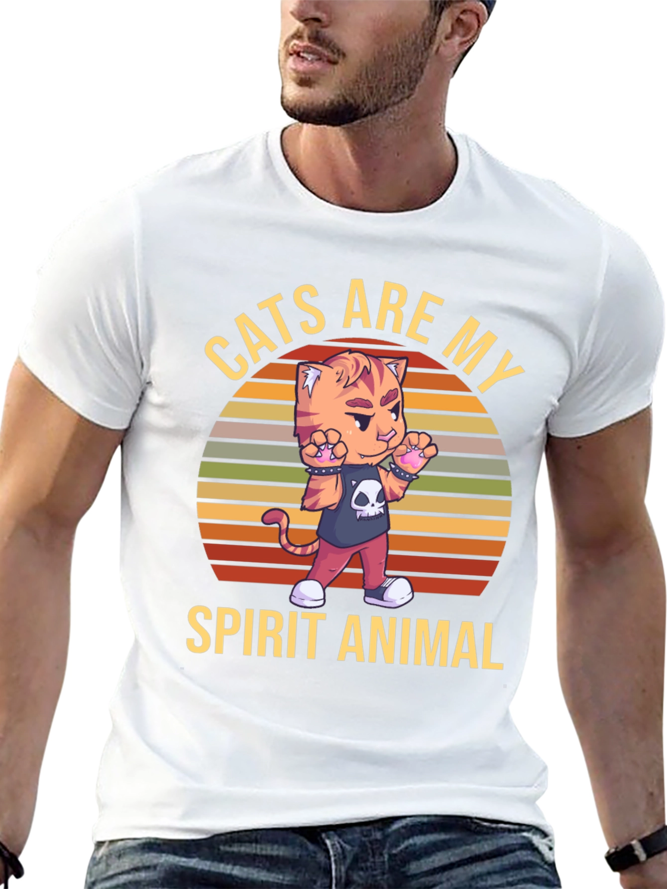 Cats Are My Spirit Animal T-Shirt