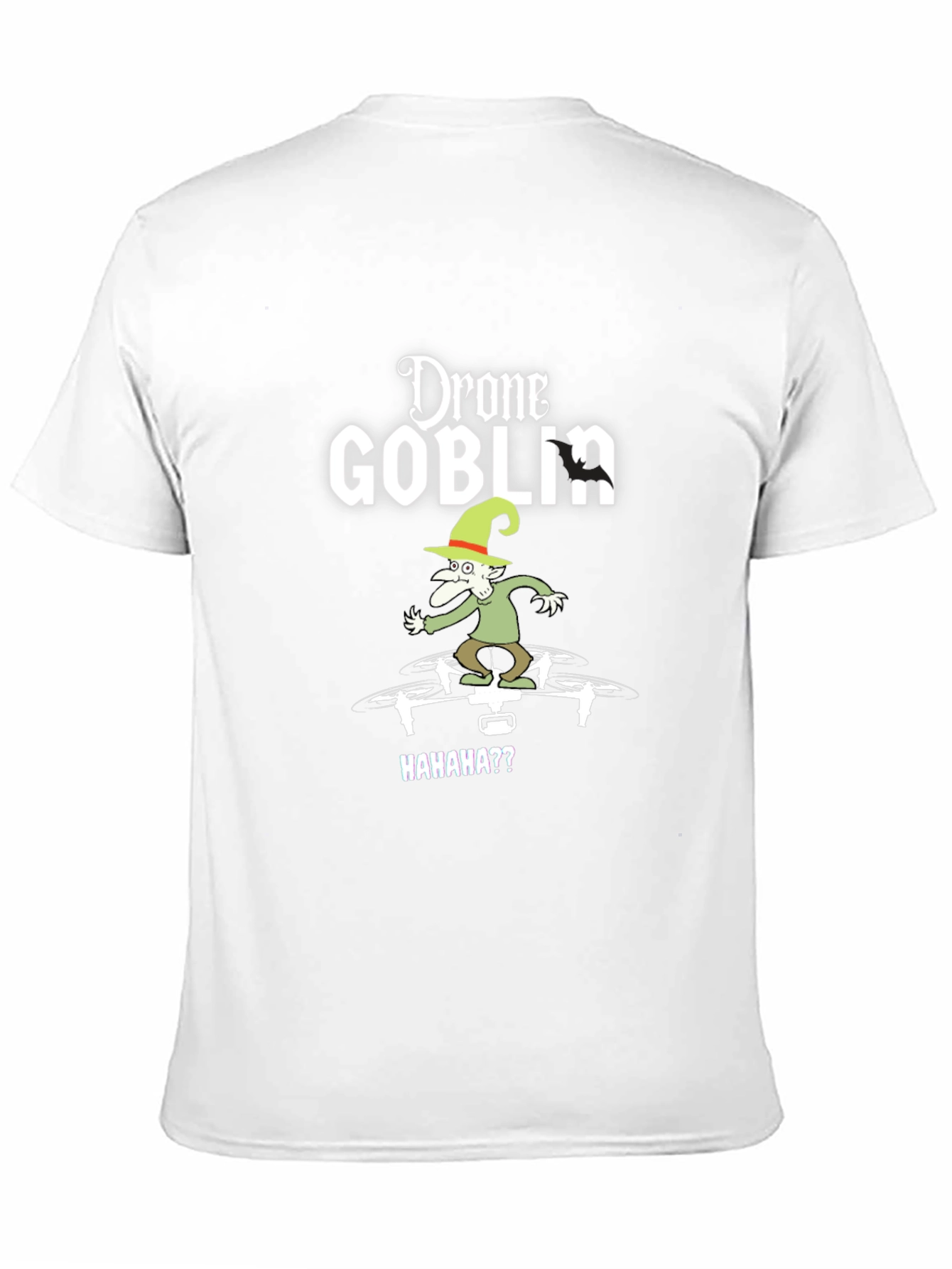 Drone Goblin Graphic Tee - Black Cotton T-Shirt