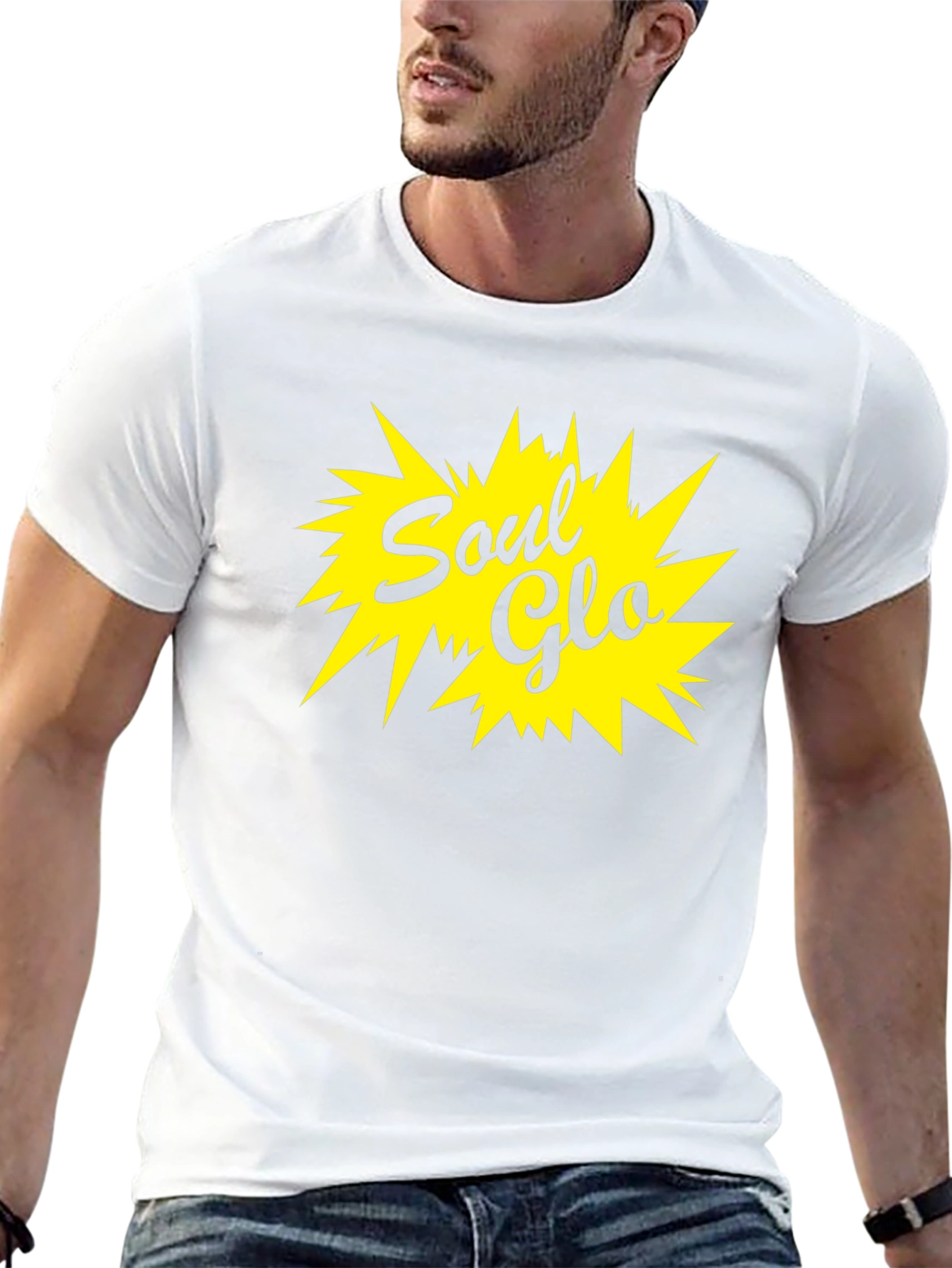 Soul Glo T-Shirt - Black Cotton Blend