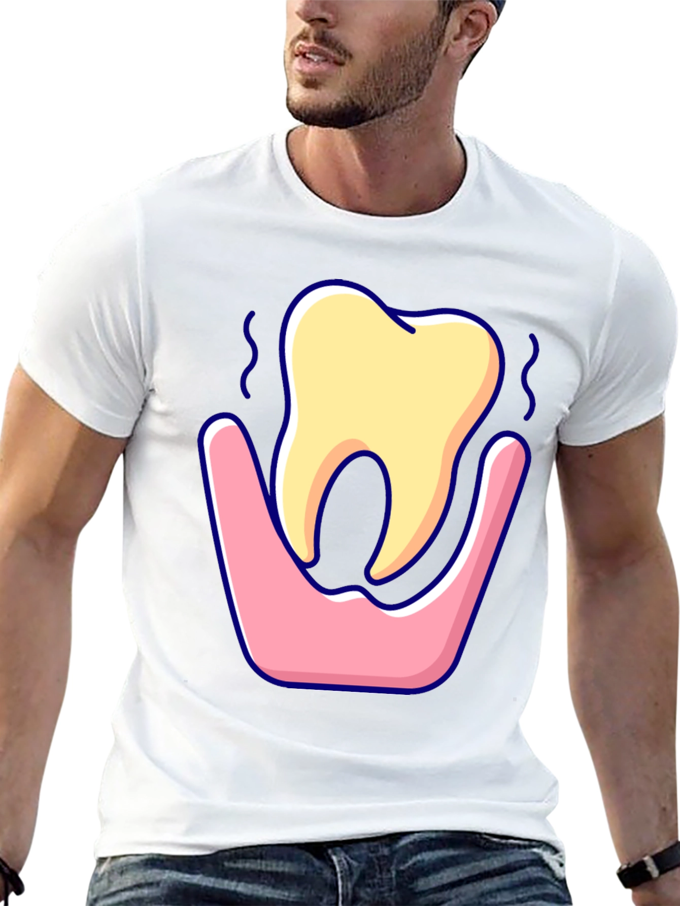 Funny Tooth Graphic Tee - Dentist Humor Shirt