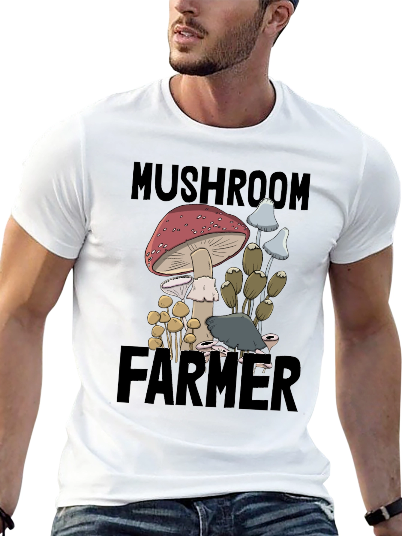 Mushroom Farmer Graphic Tee - Unisex
