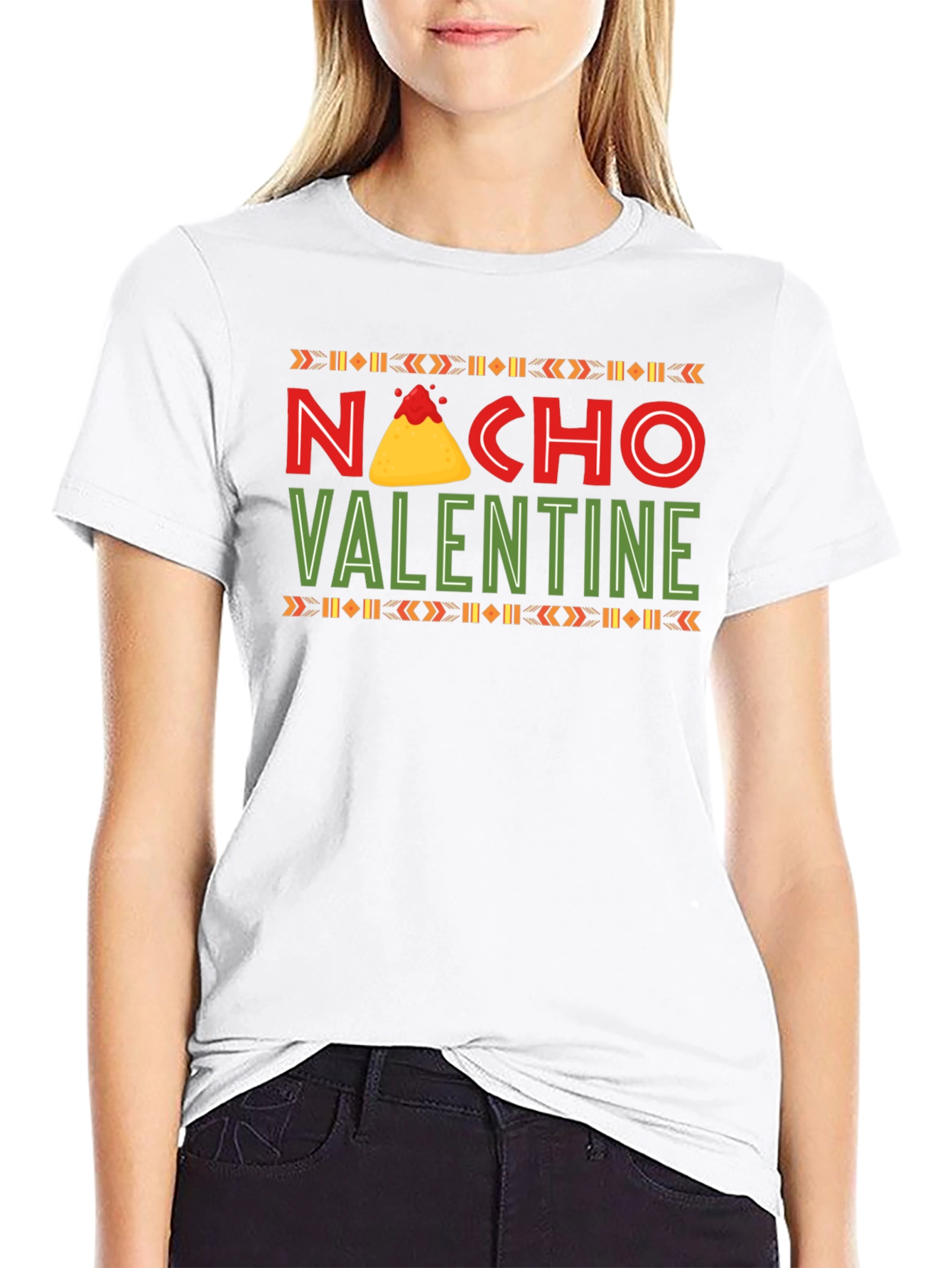 Nacho Valentine Black T-Shirt