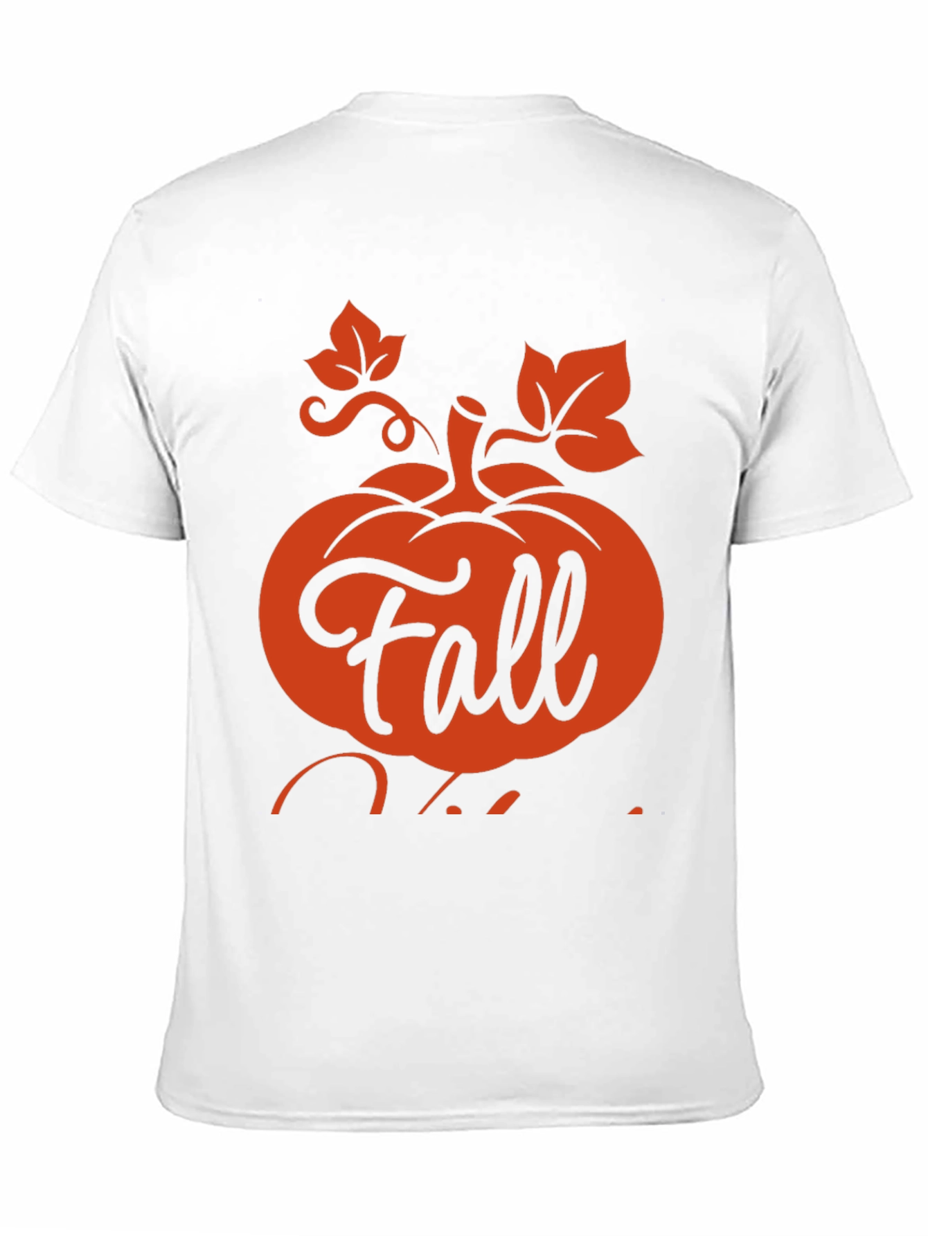 Fall Vibes Black Graphic T-Shirt