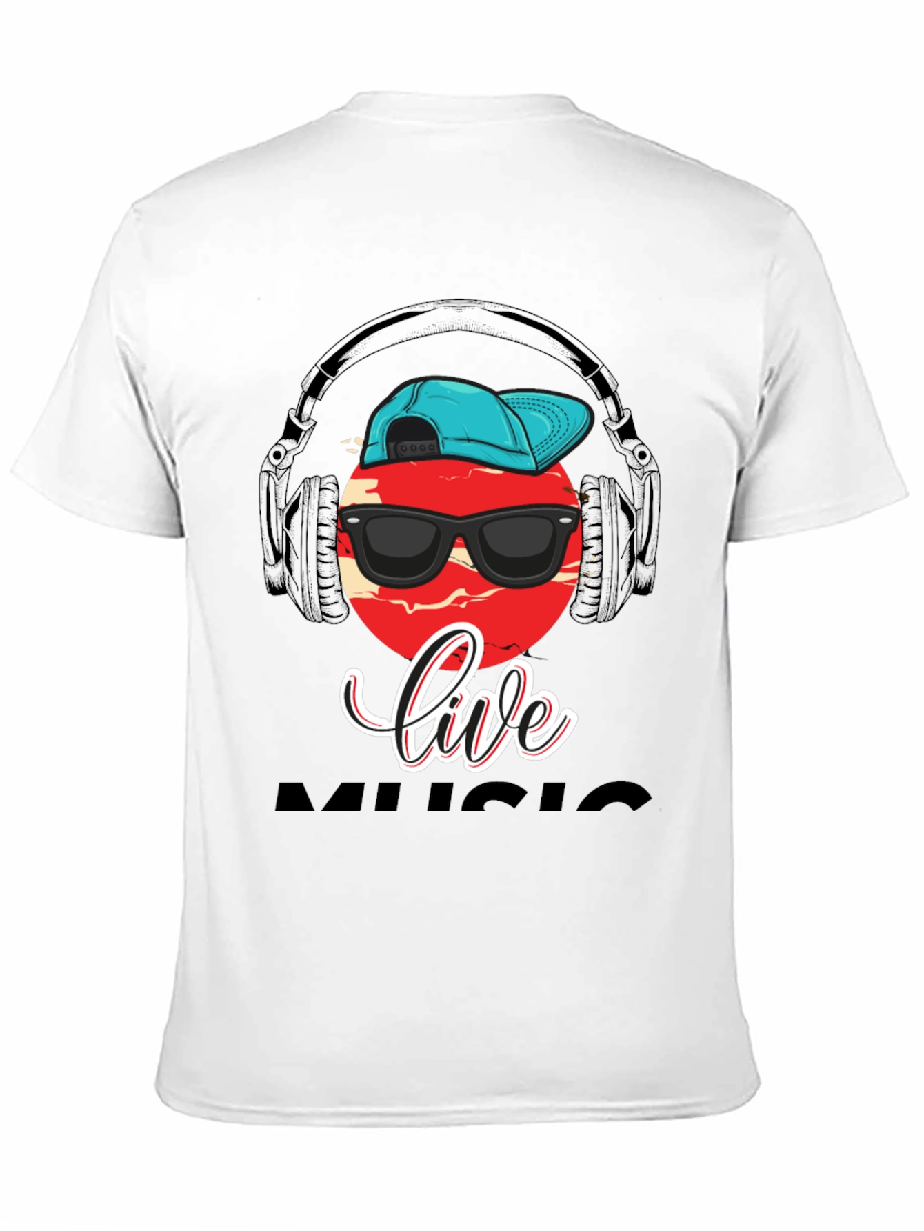 Live Music Graphic Print T-Shirt
