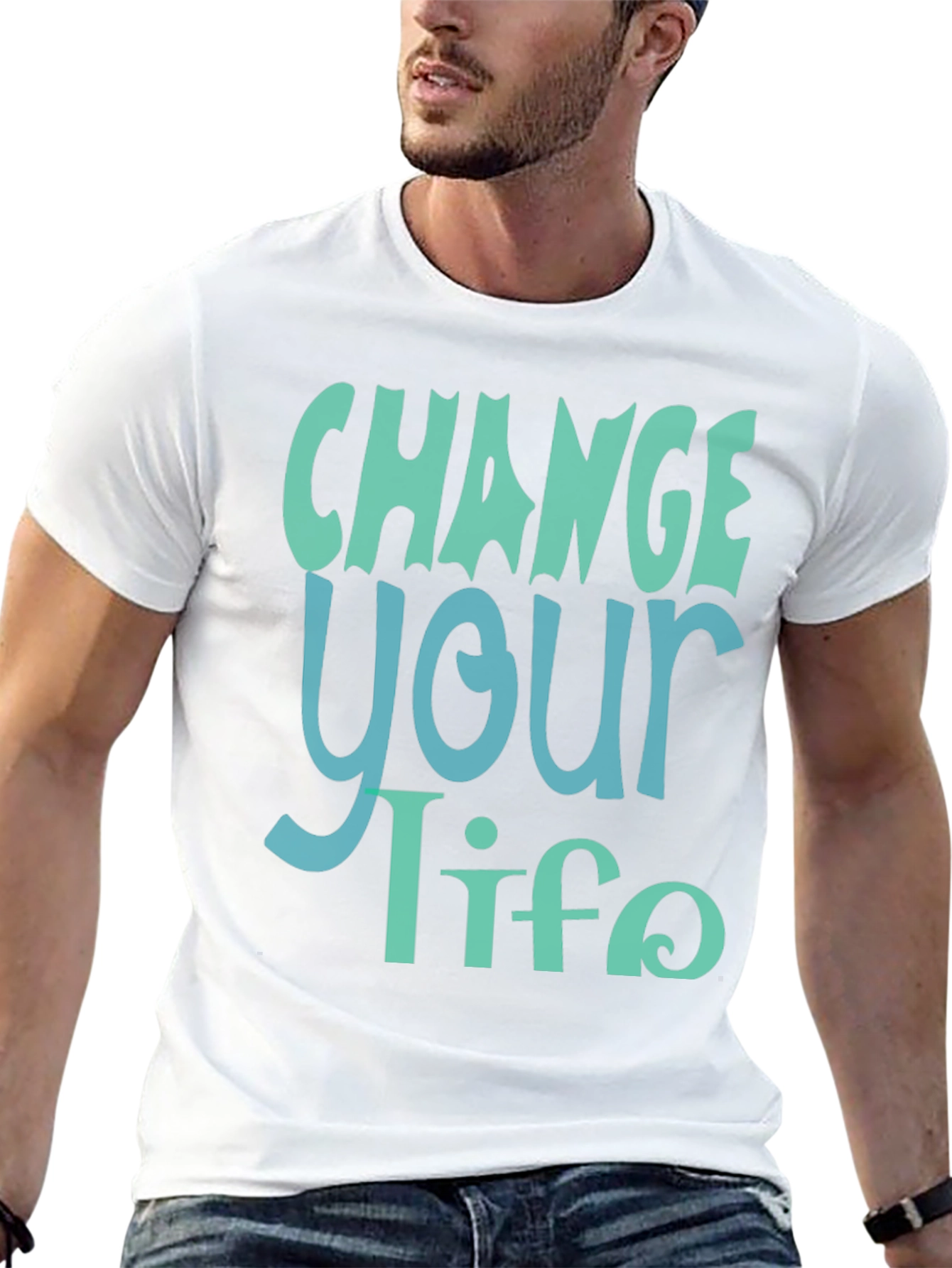Change Your Life Graphic Tee - Black