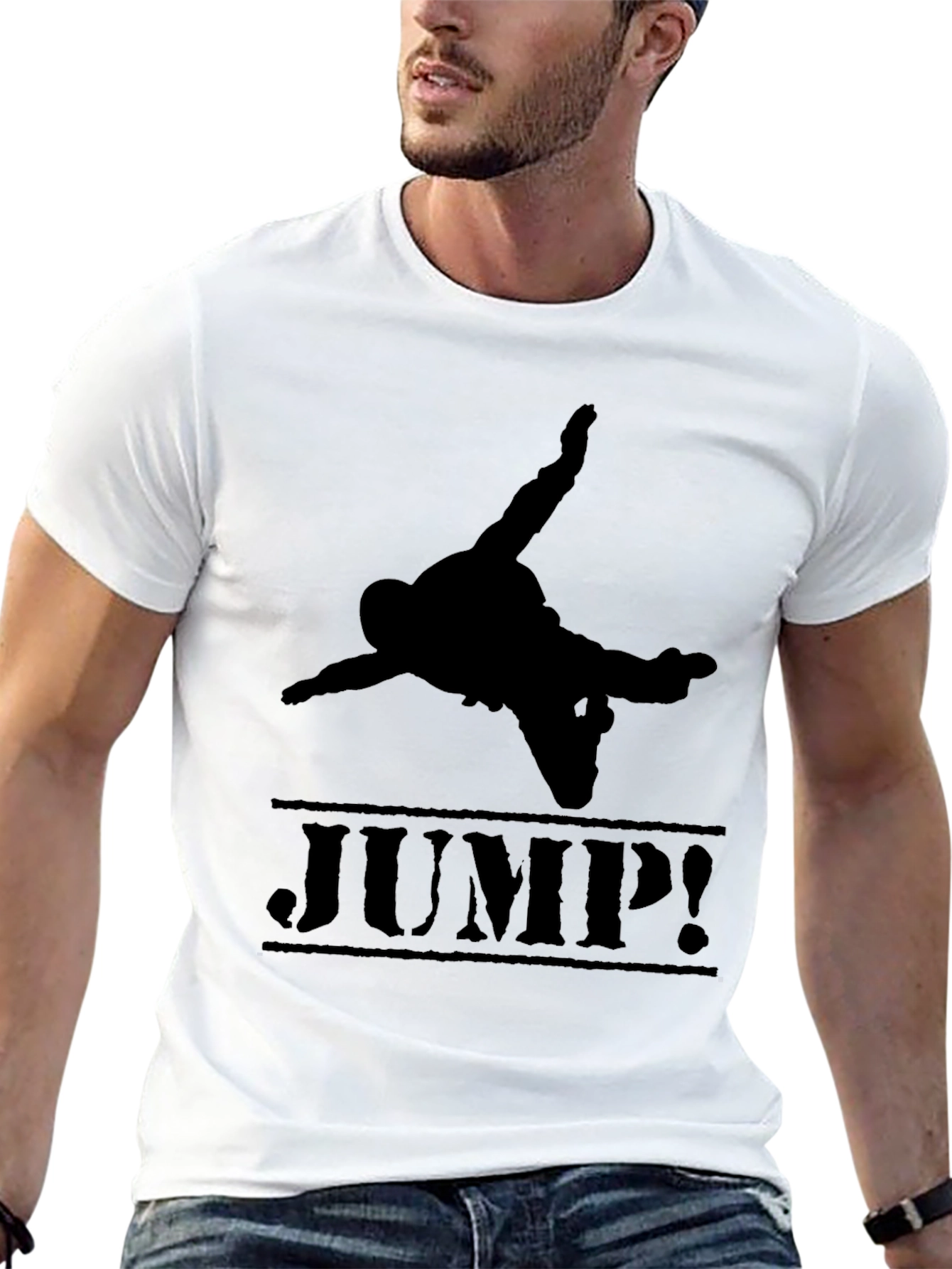 Black Jump! Graphic Tee