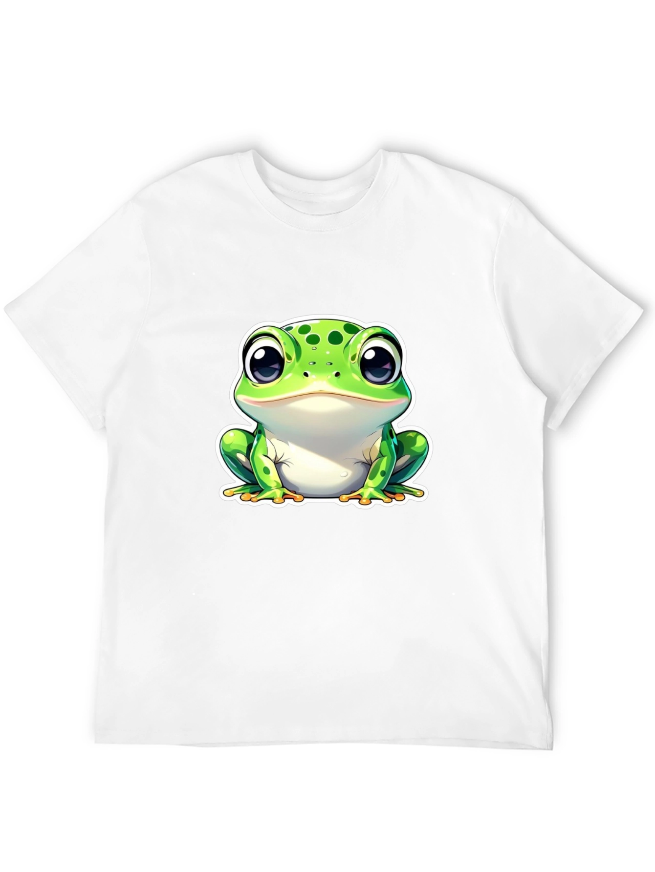 Cute Frog Graphic Tee - Unisex Black T-Shirt