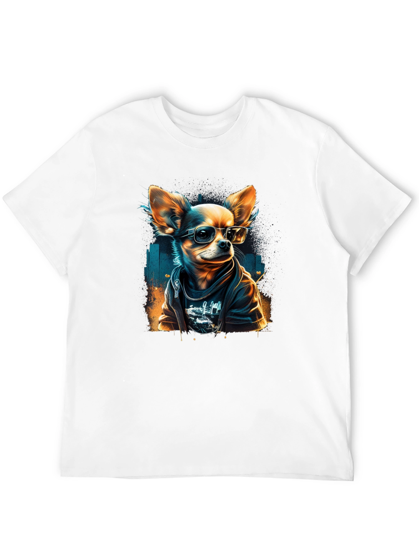 Cool Chihuahua Graphic T-Shirt