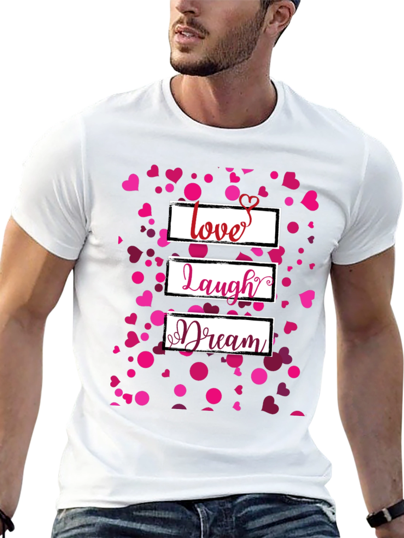 Love Laugh Dream Heart T-Shirt