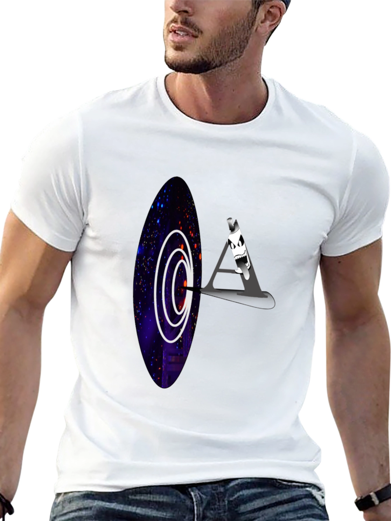 Cosmic Portal T-Shirt - Unique Graphic Tee