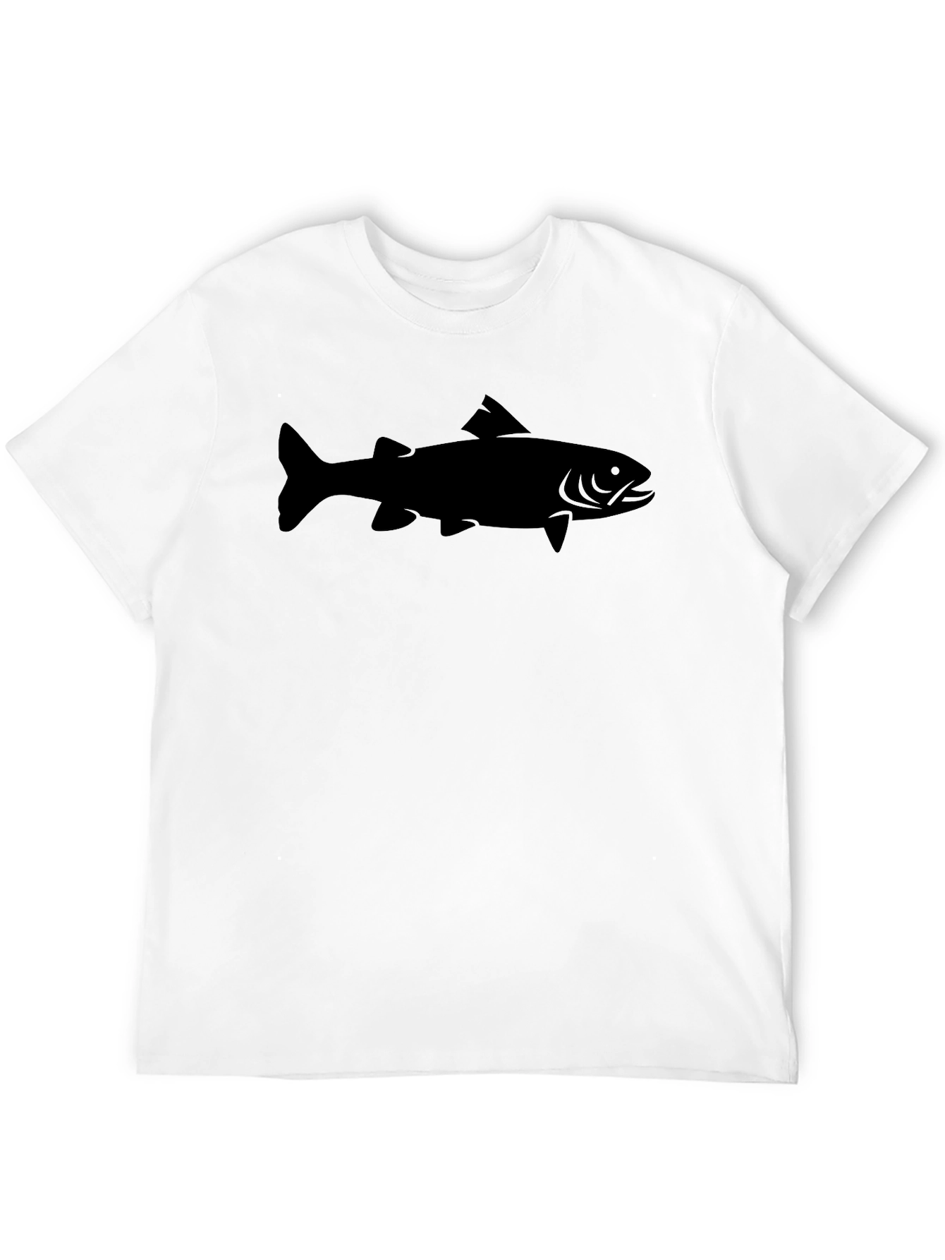 Black Fish Graphic Tee - Mens Casual Shirt