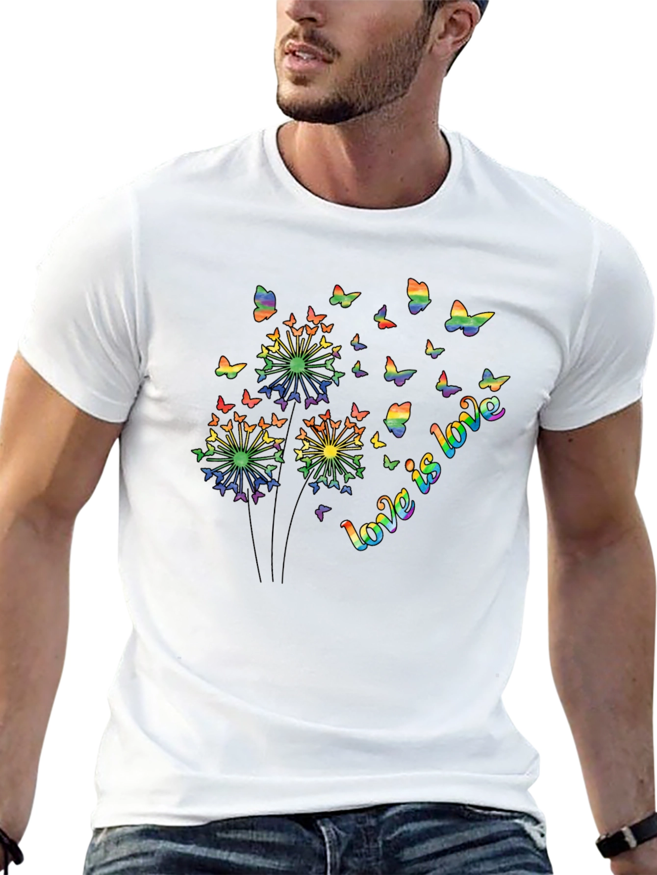Rainbow Butterfly Pride T-Shirt