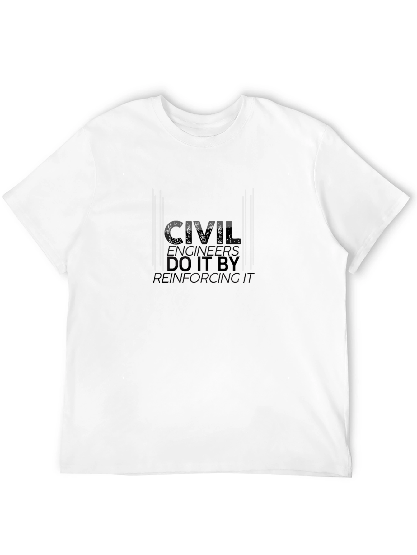 Civil Engineer Humor Black T-Shirt