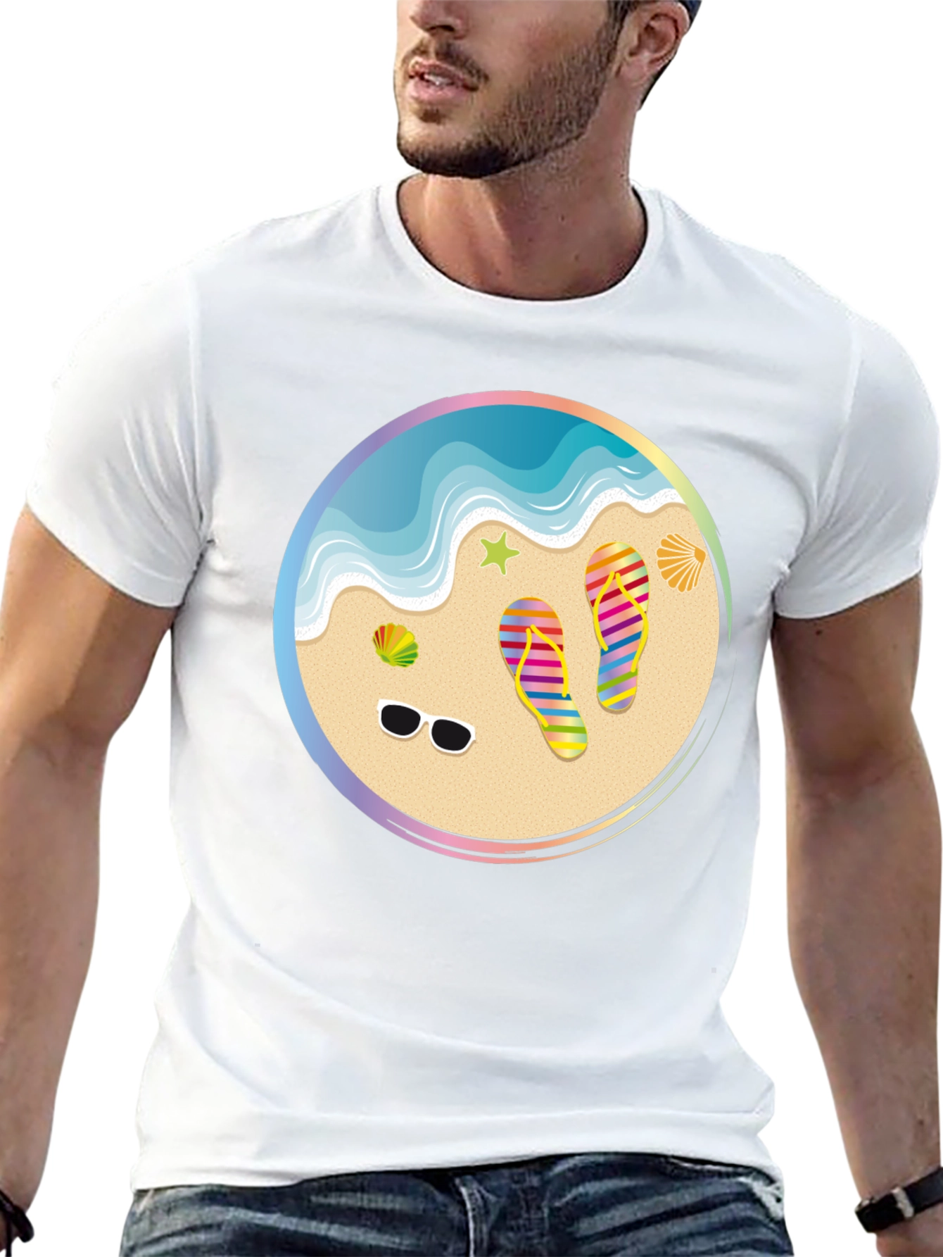 Beach Vibes Graphic Tee - Summer Ready!