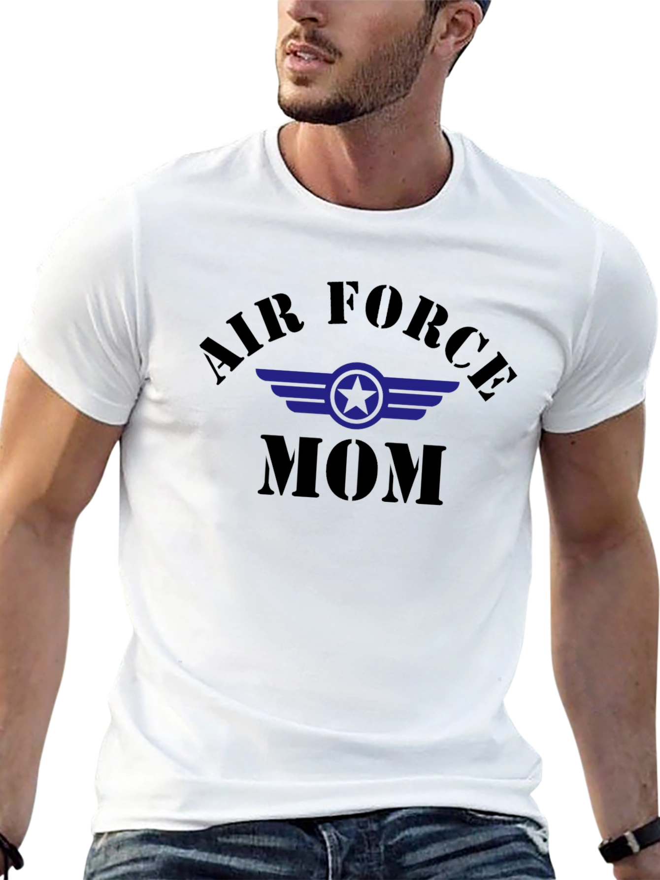 Air Force Mom Graphic T-Shirt - Military Pride
