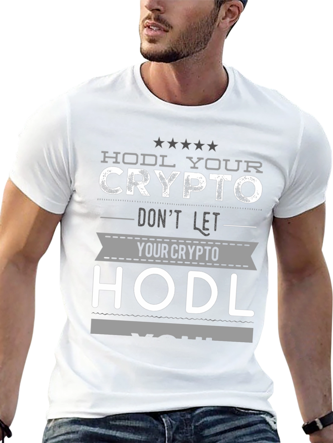 HODL Your Crypto Graphic T-Shirt