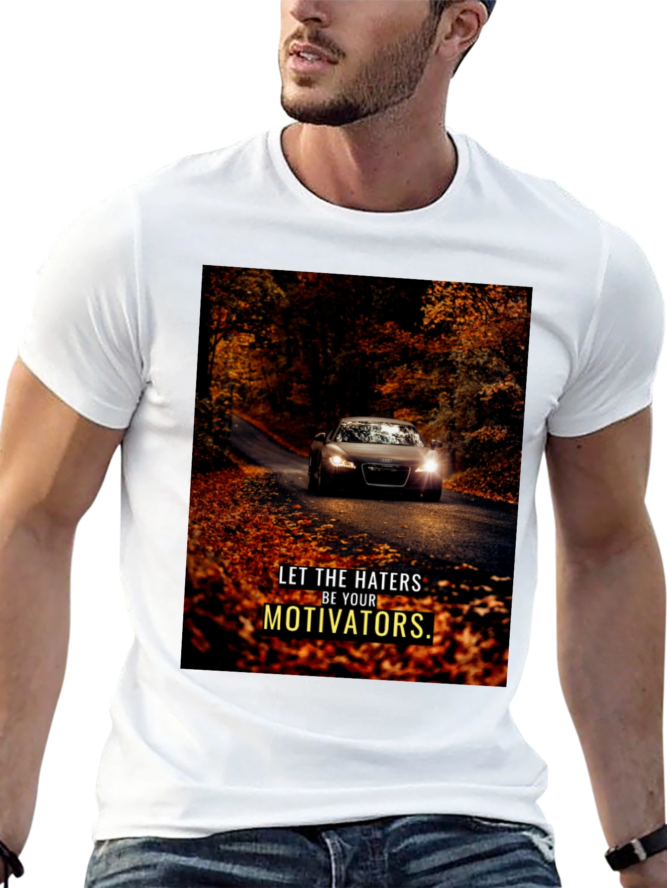 Motivational Car Graphic T-Shirt