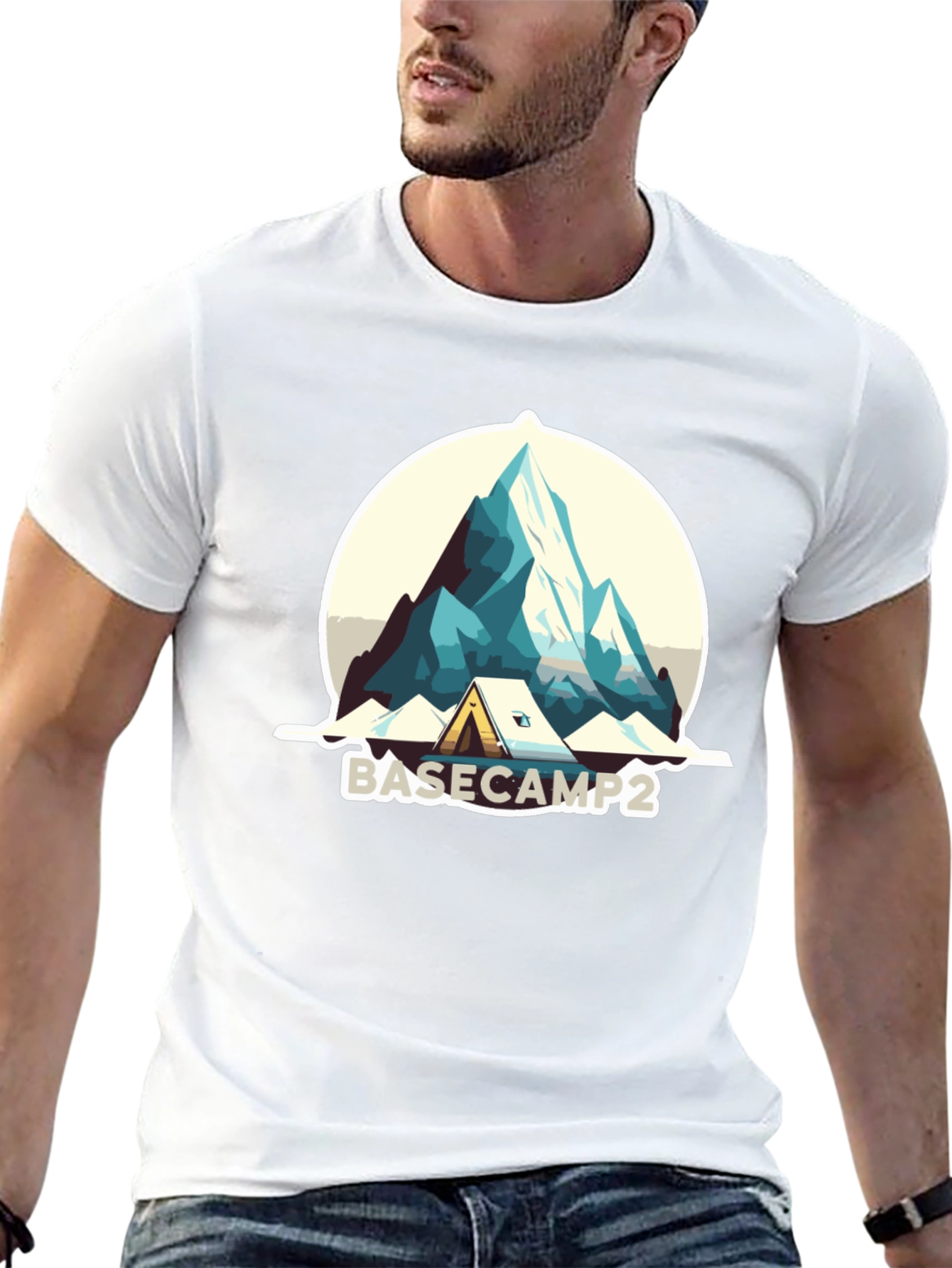 Basecamp2 Adventure T-Shirt - Mountain Design