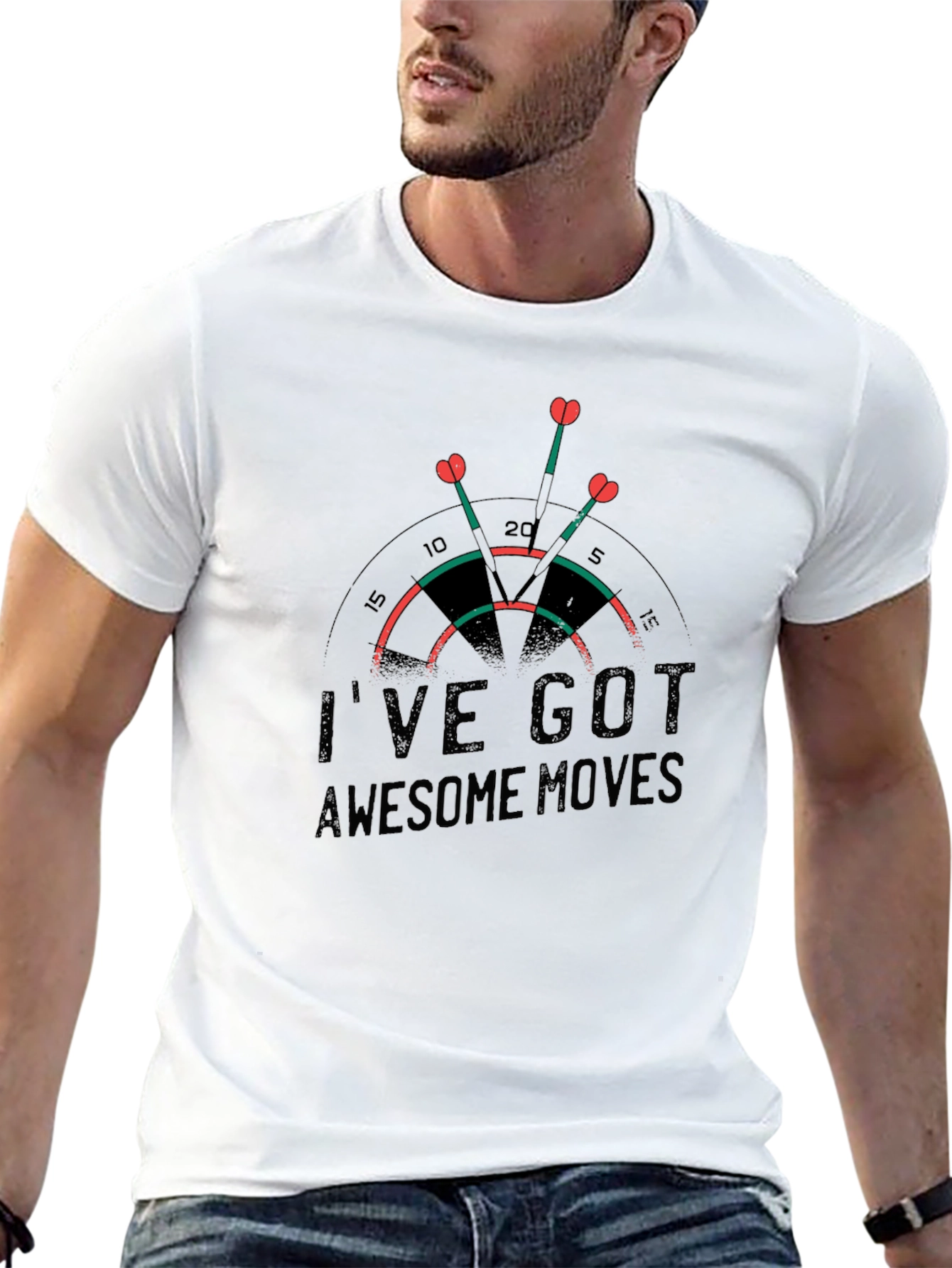 Awesome Moves Darts Graphic T-Shirt