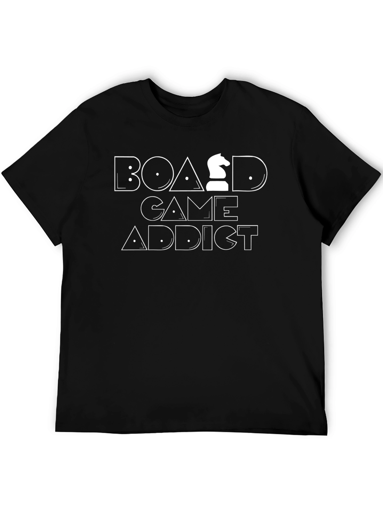 Board Game Addict T-Shirt - Chess Knight Graphic Tee