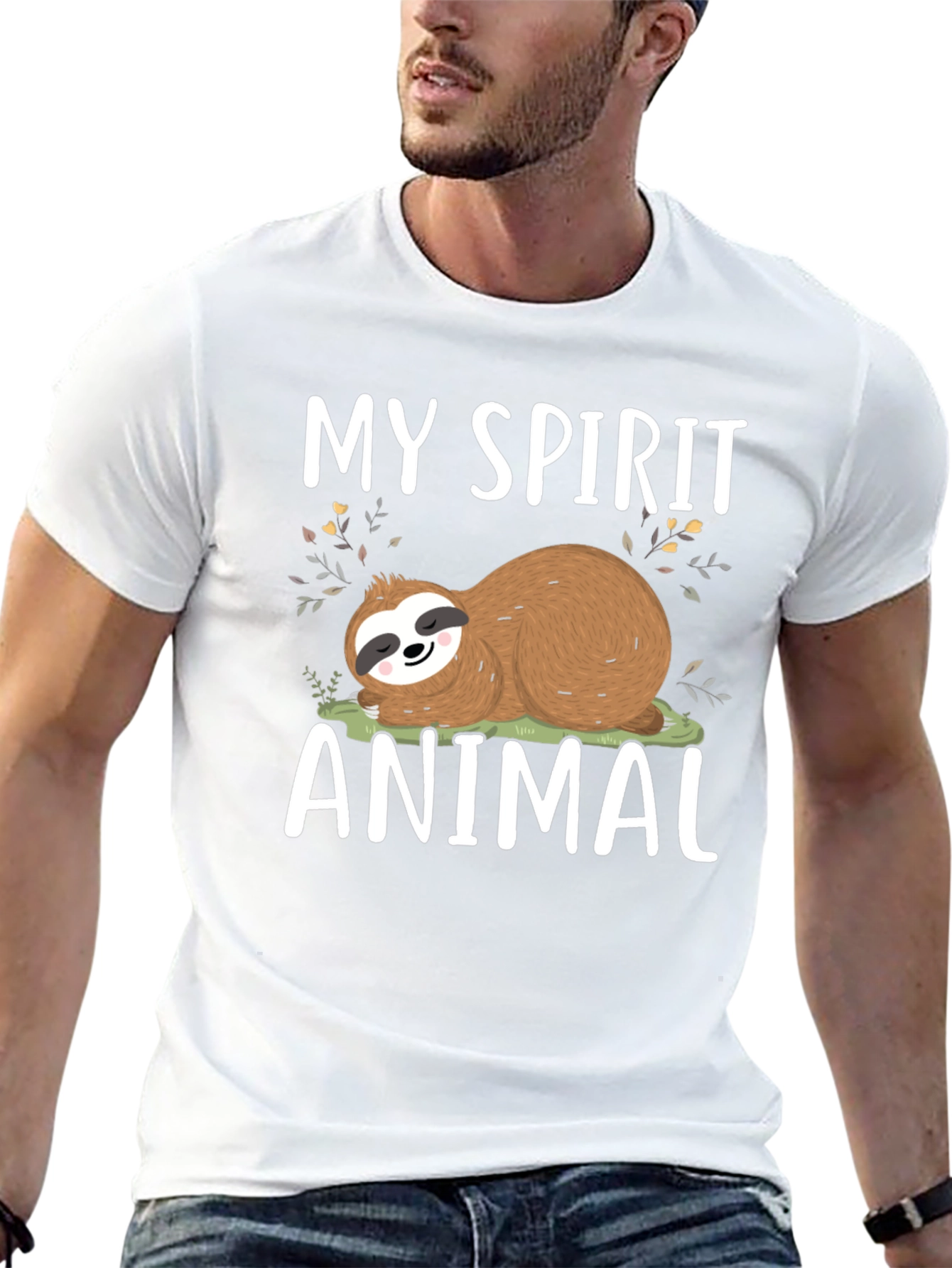 My Spirit Animal Sloth Graphic Tee