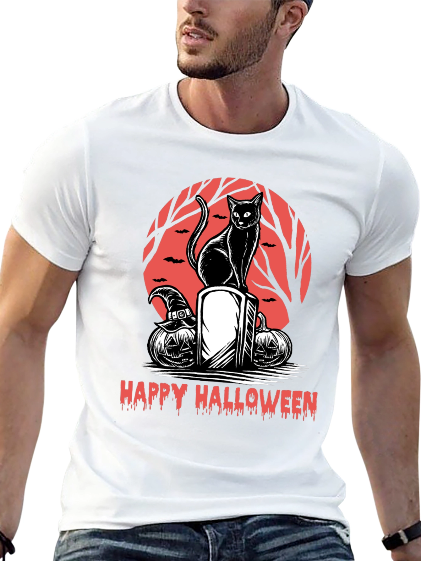 Halloween Cat T-Shirt