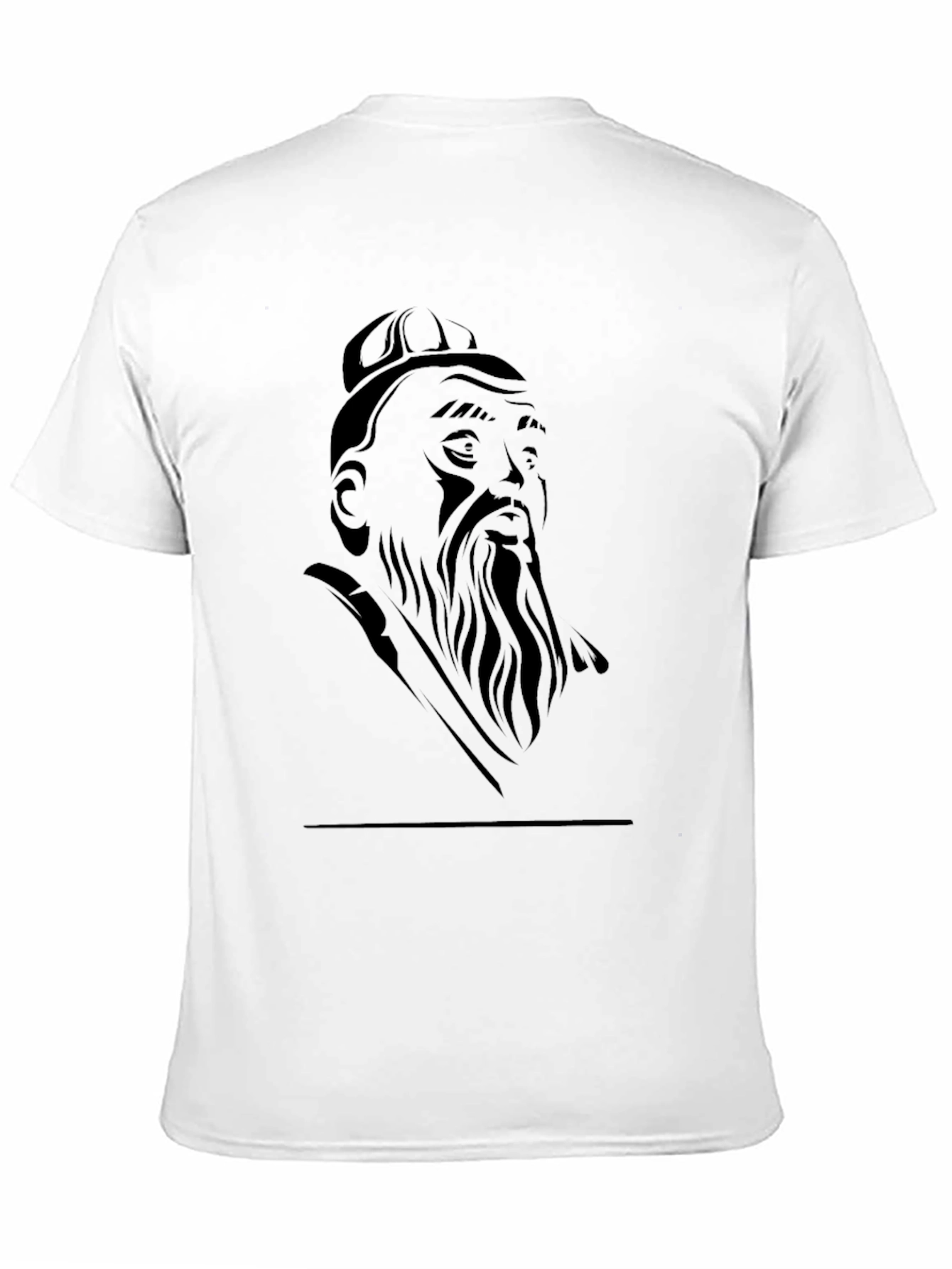Confucius Graphic Tee - Mens Black T-Shirt