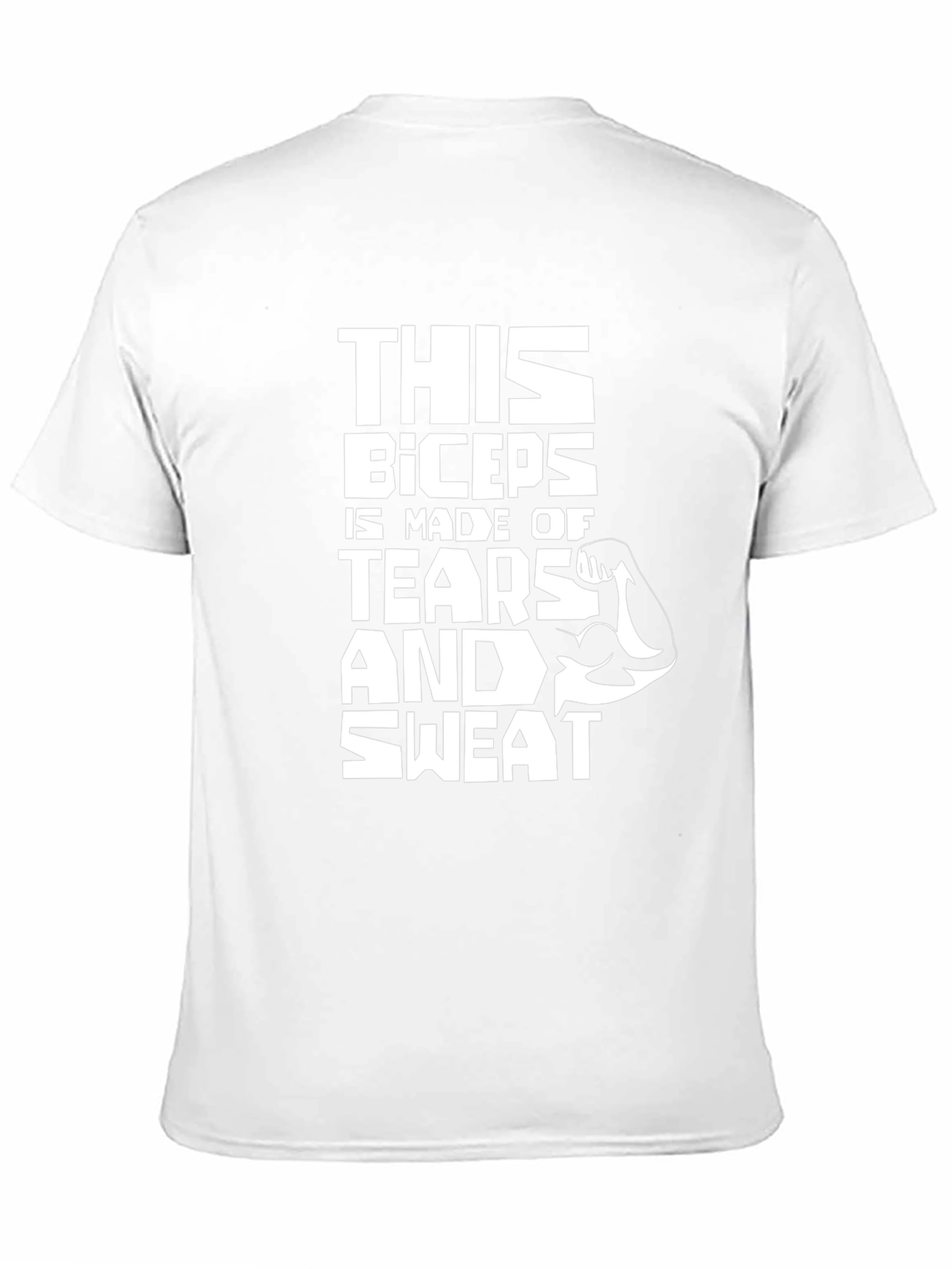 Biceps Tears and Sweat Gym T-Shirt