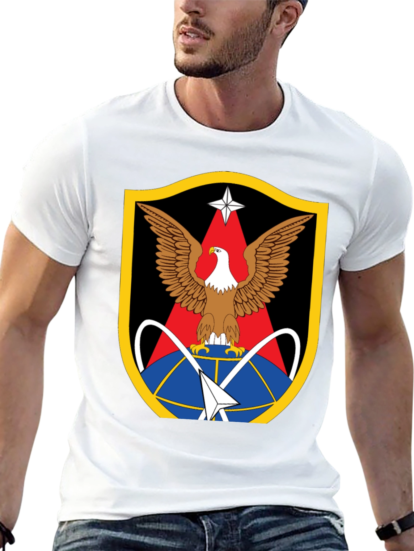 Eagle Crest Graphic Black T-Shirt