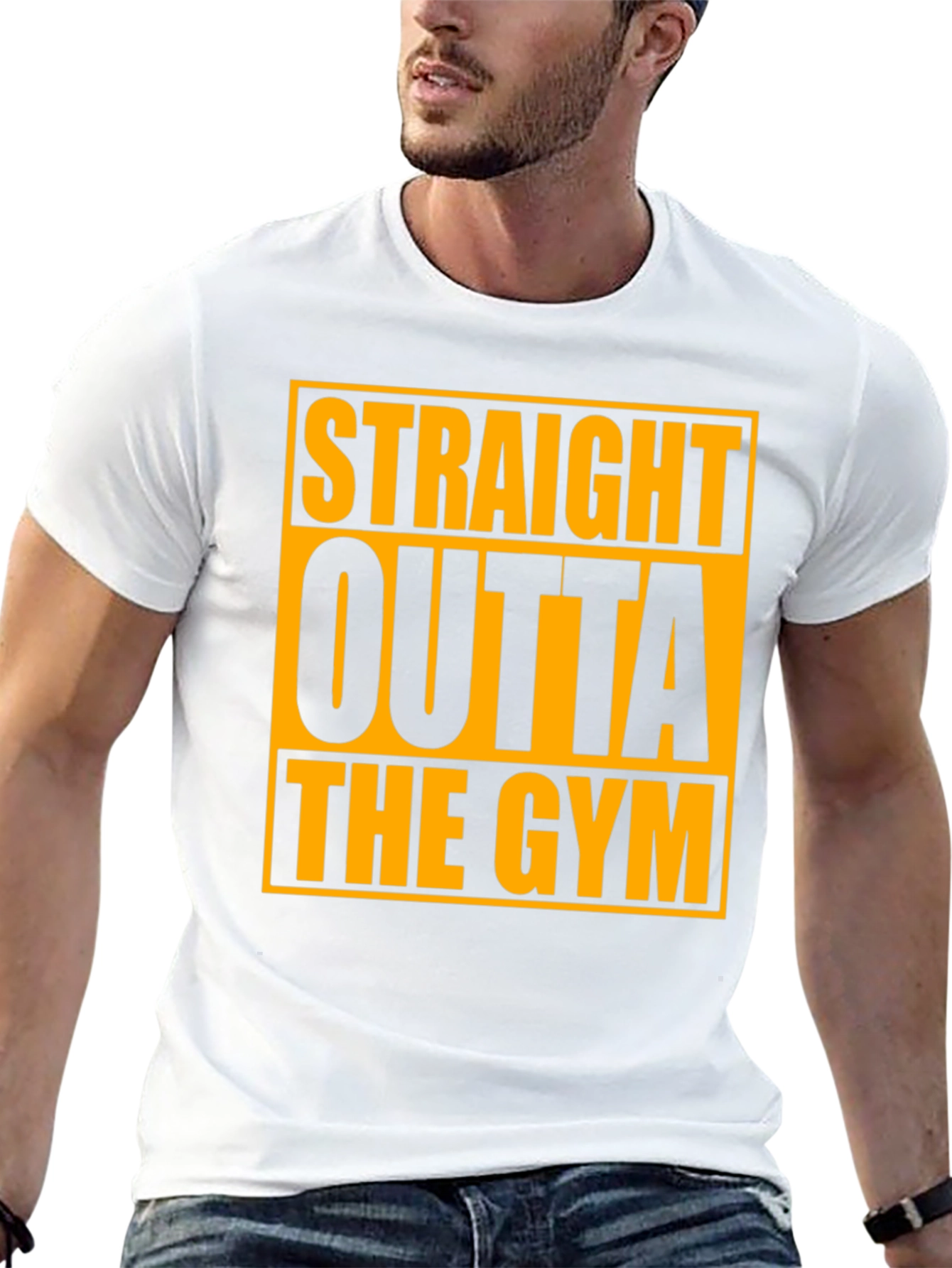 Straight Outta the Gym Black T-Shirt