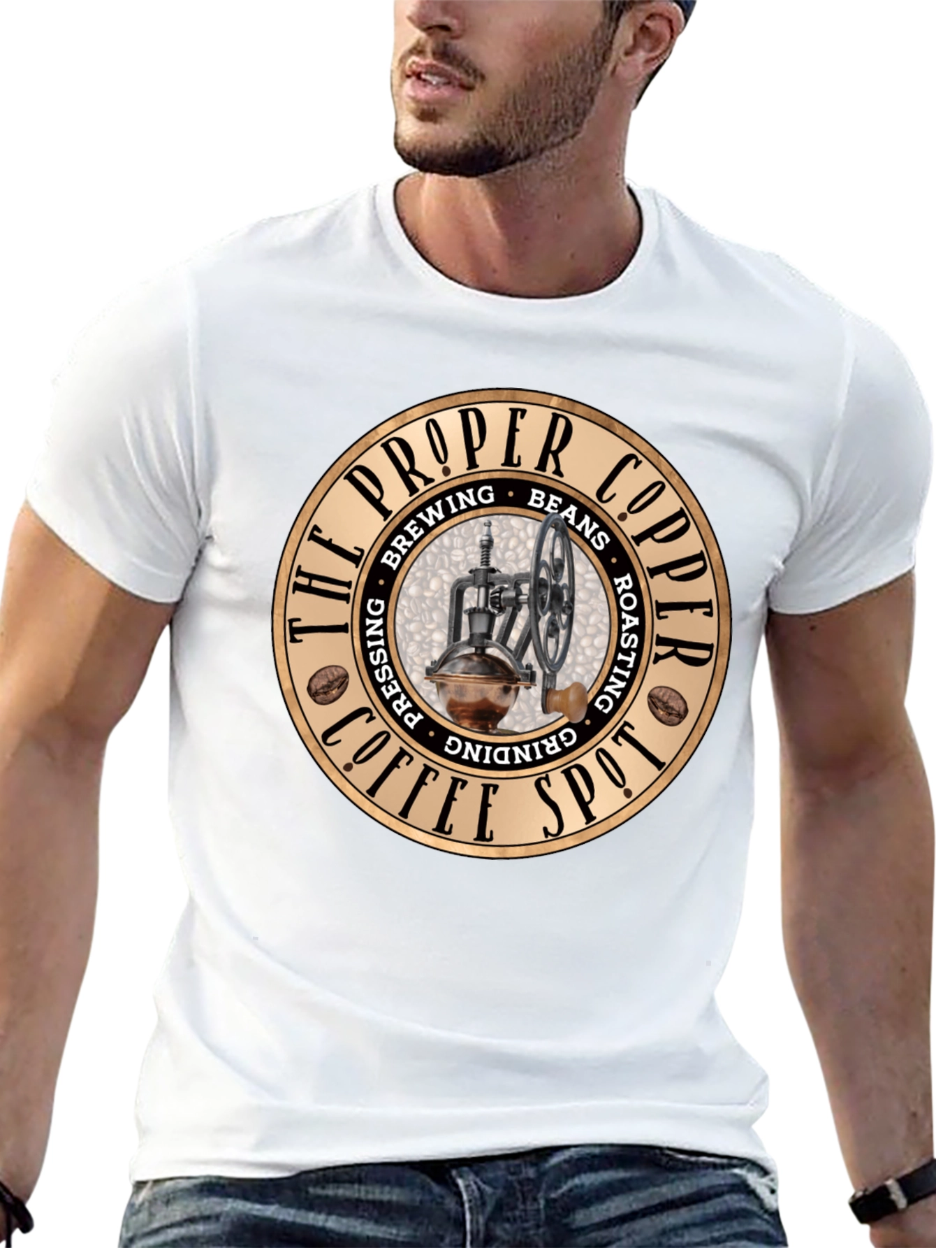 The Proper Copper Coffee Spot T-Shirt
