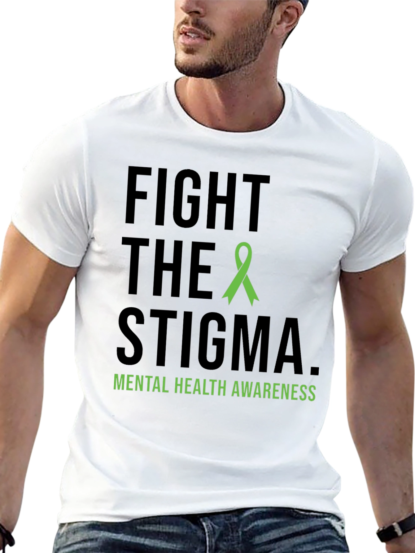 Fight The Stigma Mental Health Awareness T-Shirt