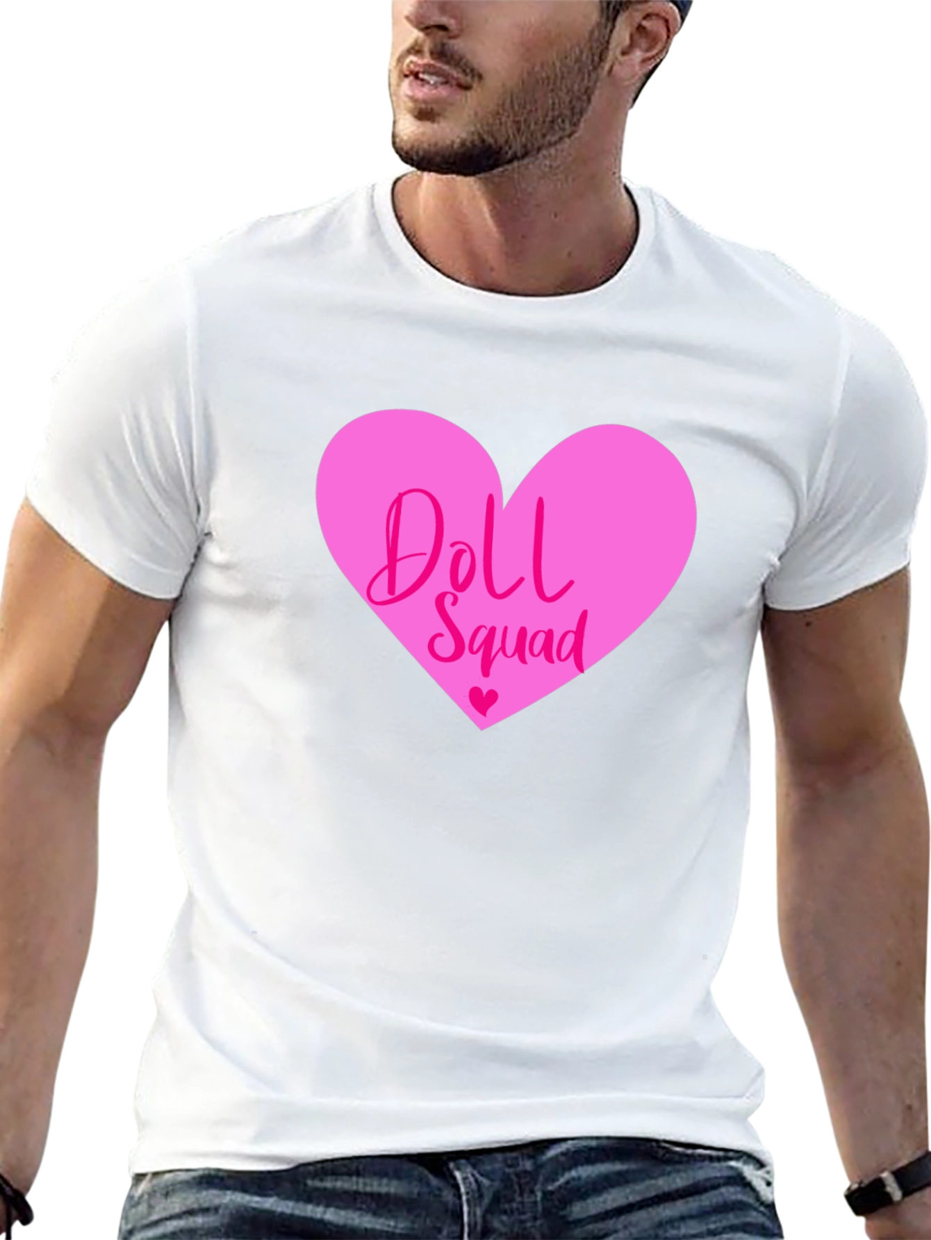 Doll Squad T-Shirt - Pink Heart Design