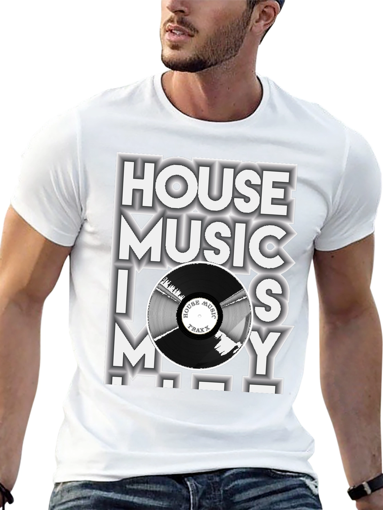 House Music T-Shirt - Music is My Life