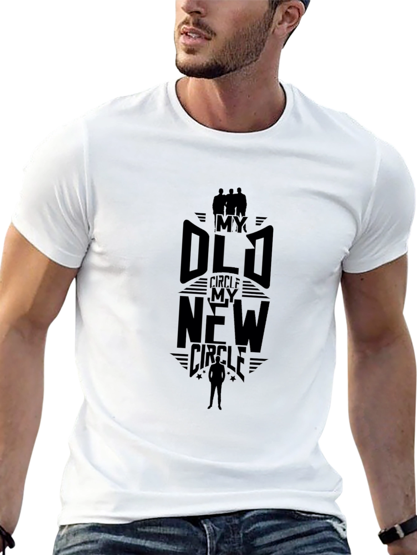 My Old My New Circle Graphic T-Shirt