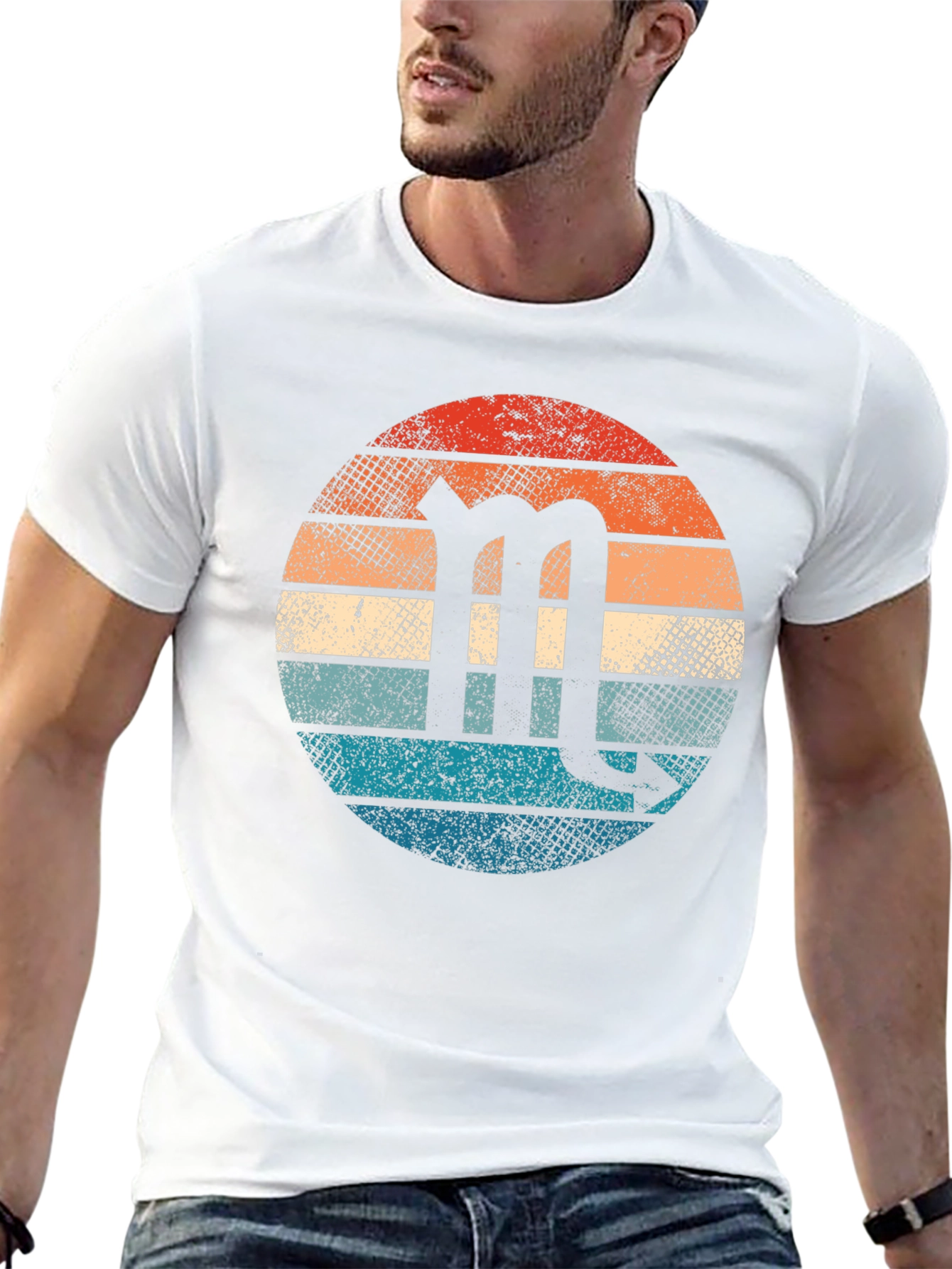 Retro Scorpio Zodiac Sign T-Shirt