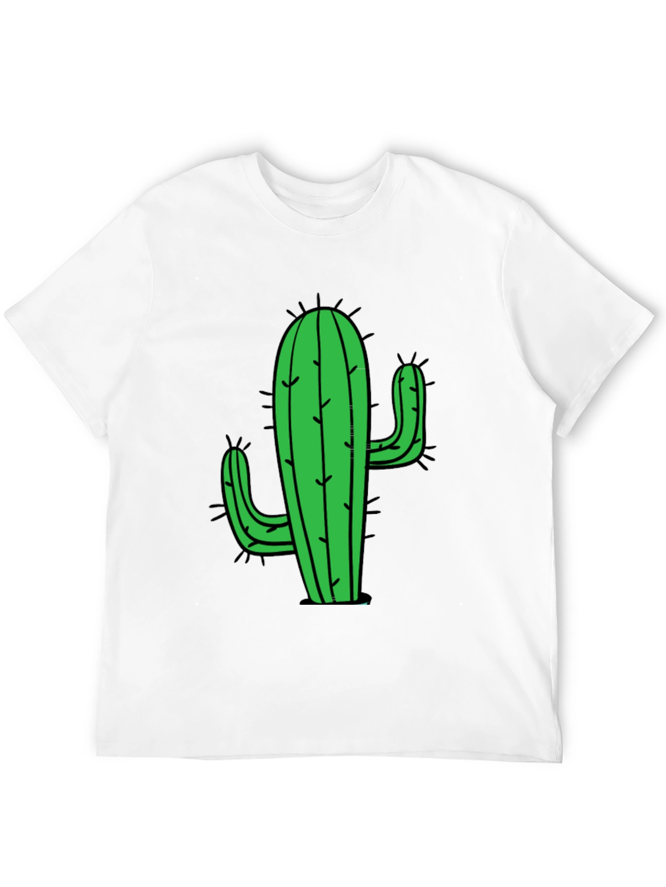 Cactus Graphic Tee - Stylish Desert Plant Shirt