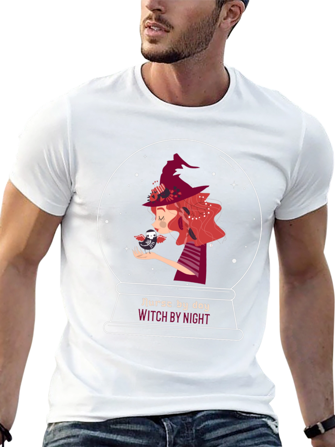 Nurse by Day Witch by Night T-Shirt