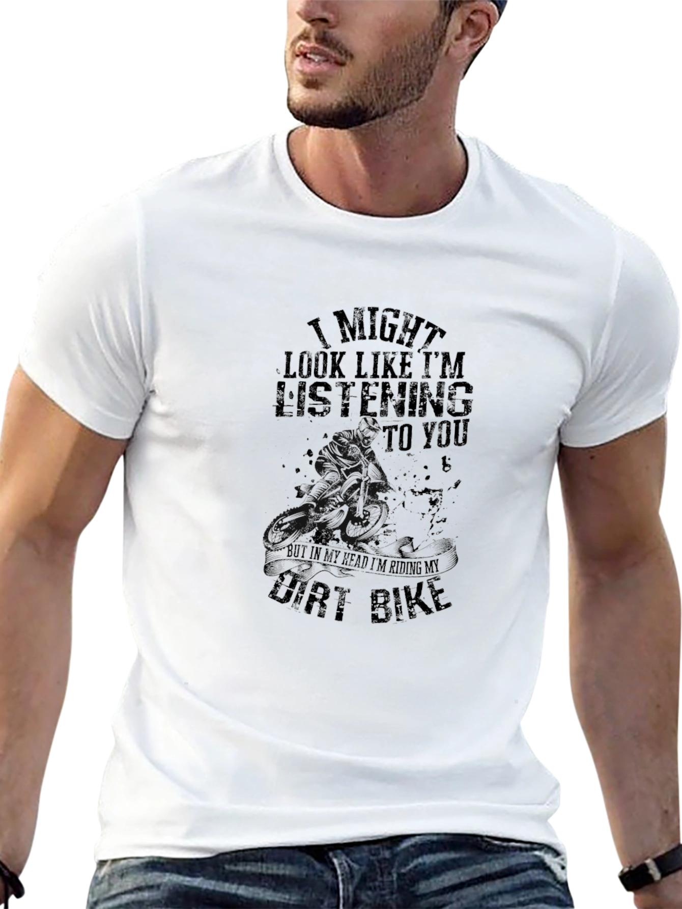 Dirt Bike Rider T-Shirt - Funny Graphic Tee