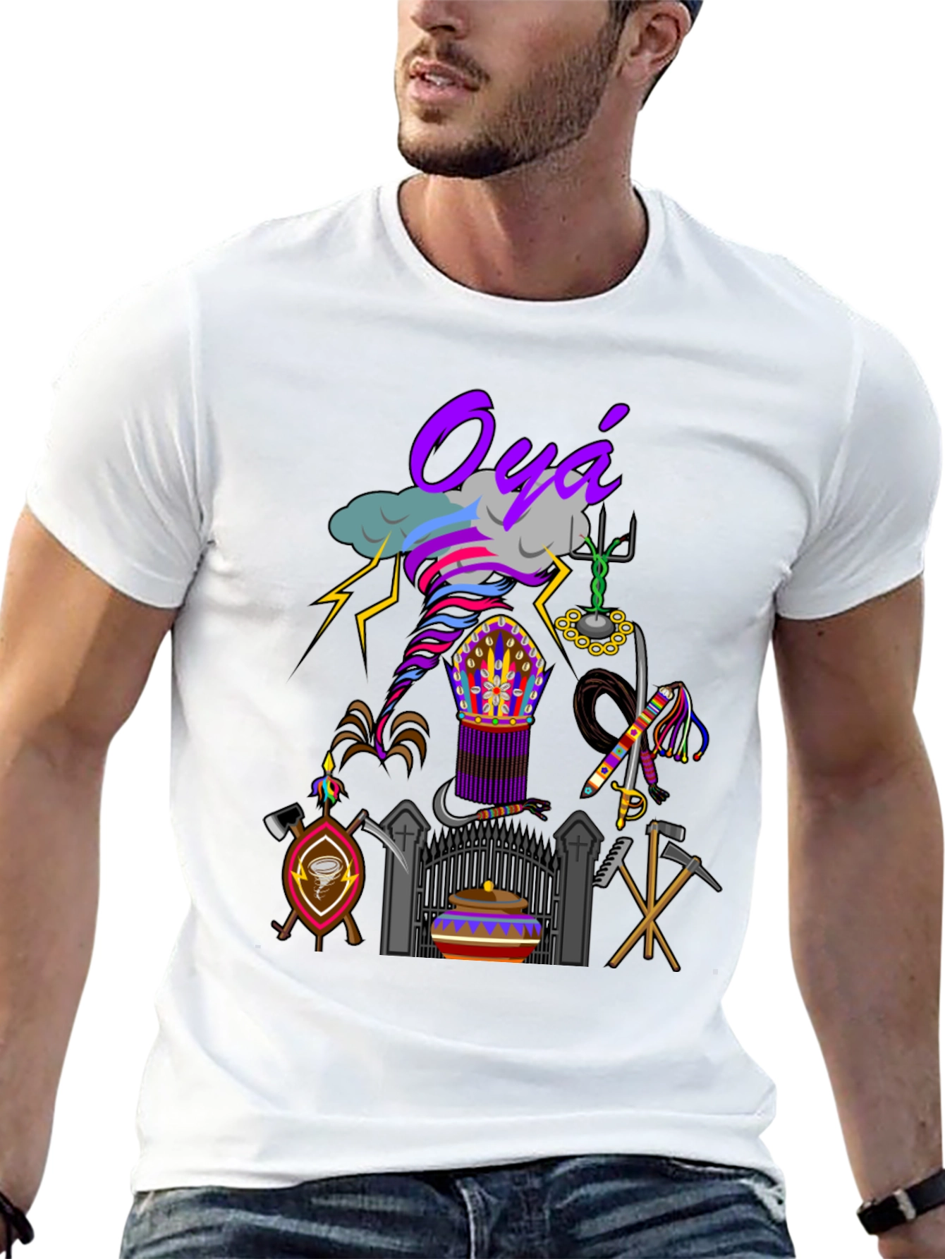 Oya Orisha Inspired Graphic T-Shirt